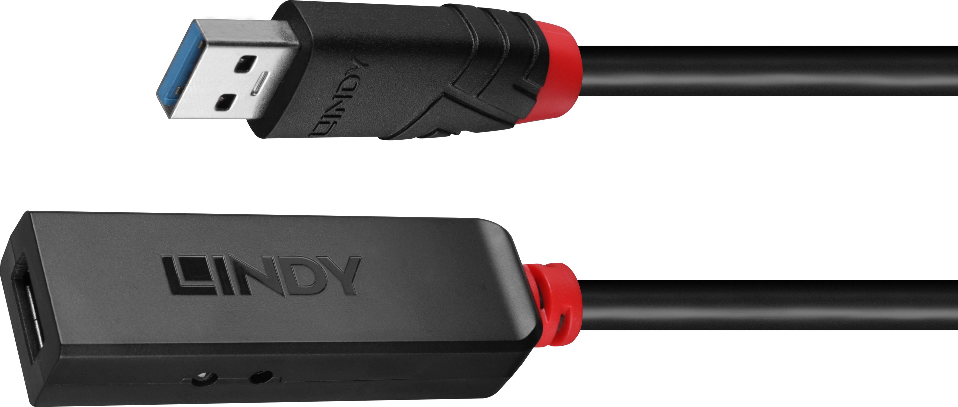 Rallonge USB LINDY type A actif, 3 m