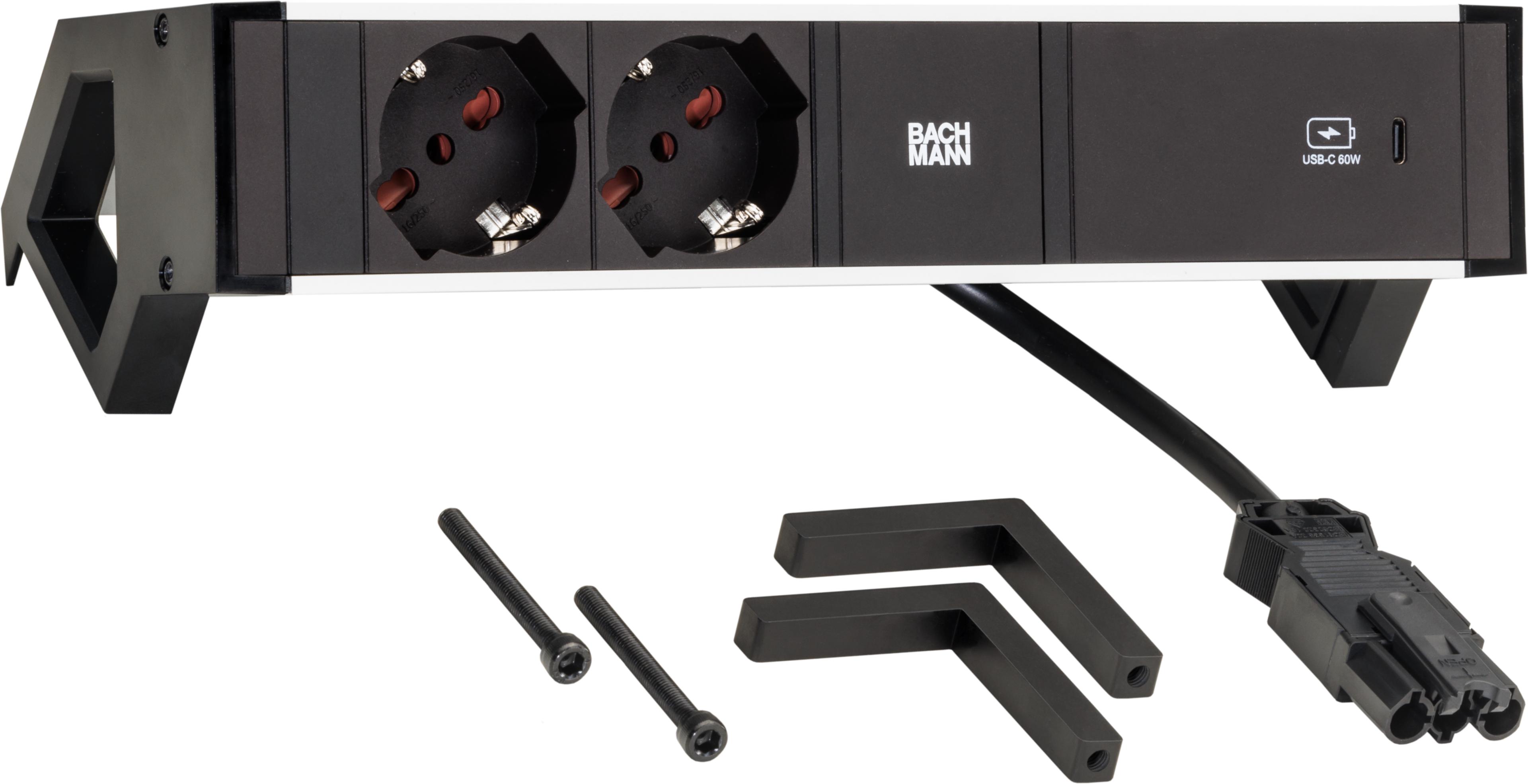 Power Strip 2-way + USB