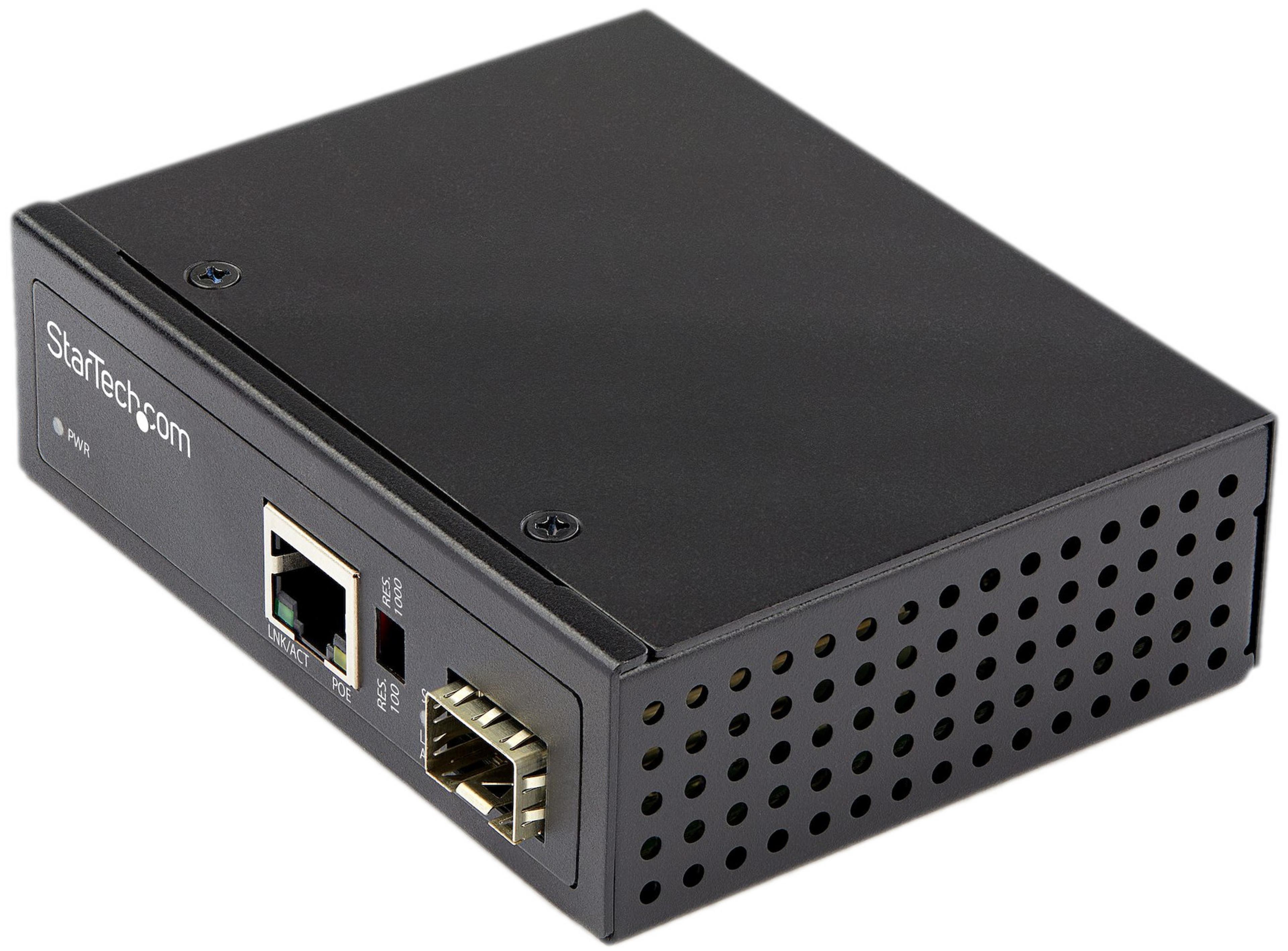 StarTech PoE+ SFP RJ45 Converter 60W