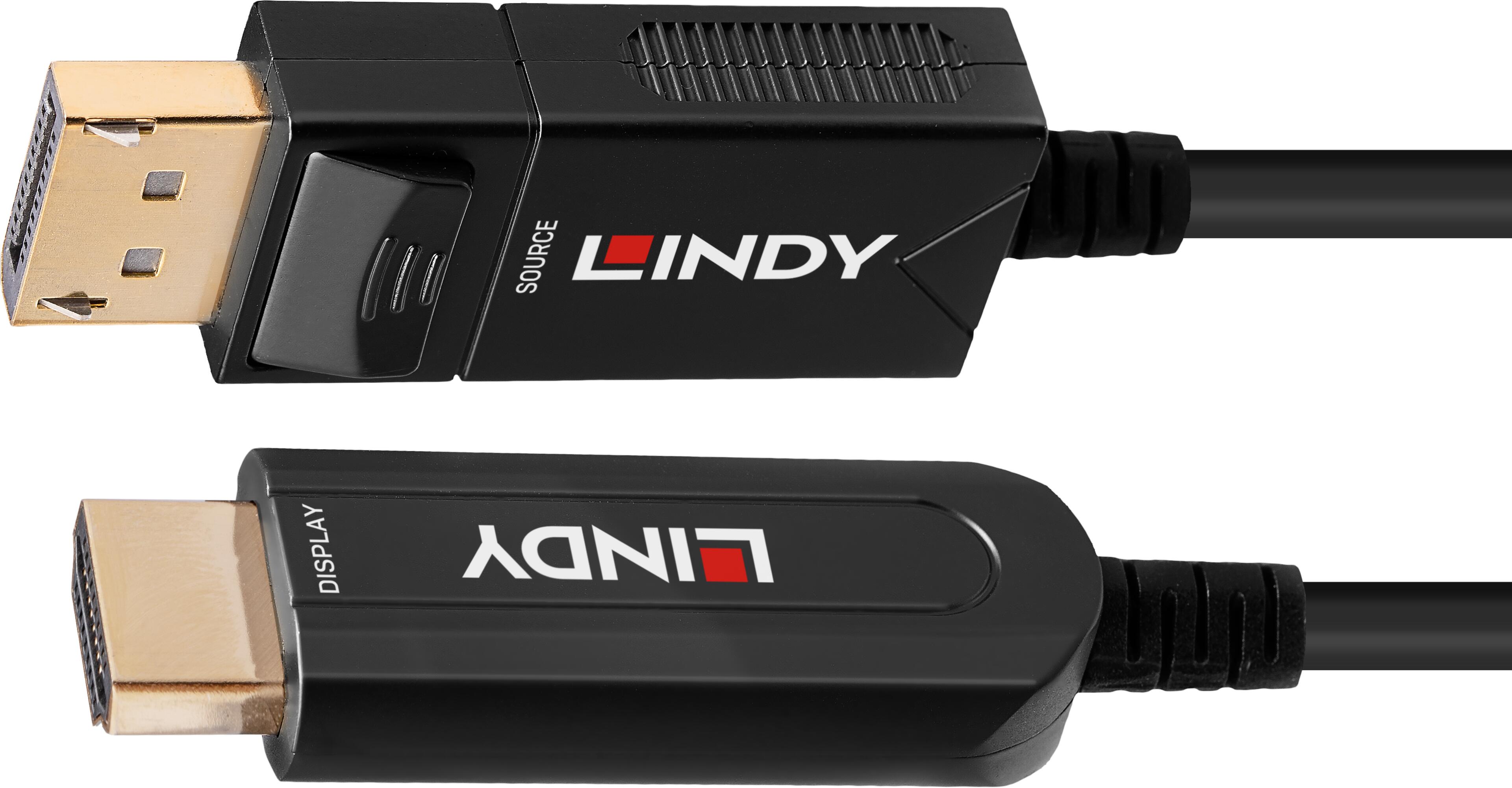 LINDY DP - HDMI Hybrid Kabel 30 m