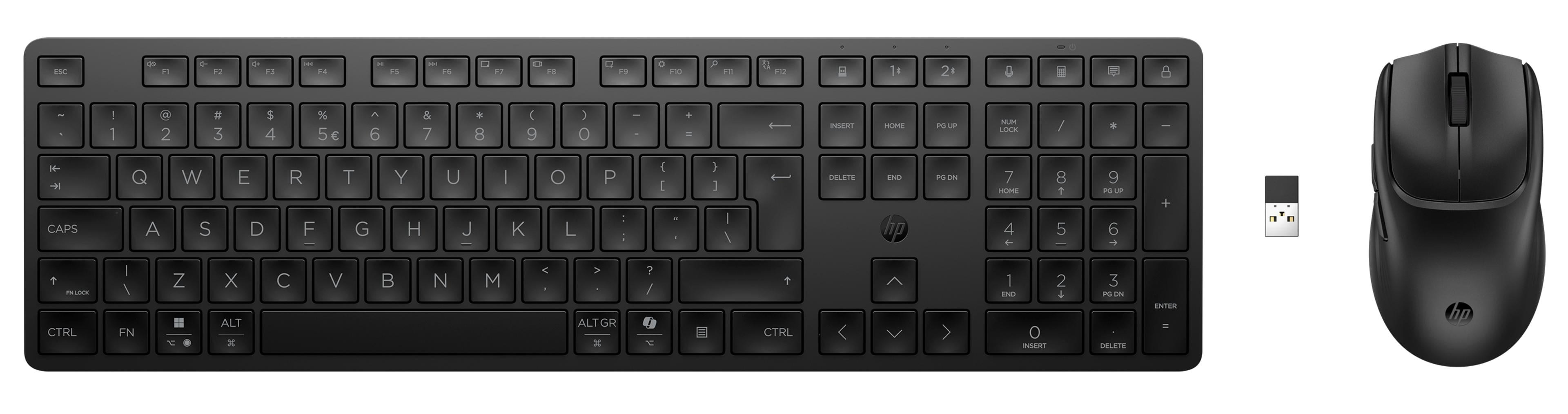 HP 495C Dual-Mode Keyboard & Mouse Set
