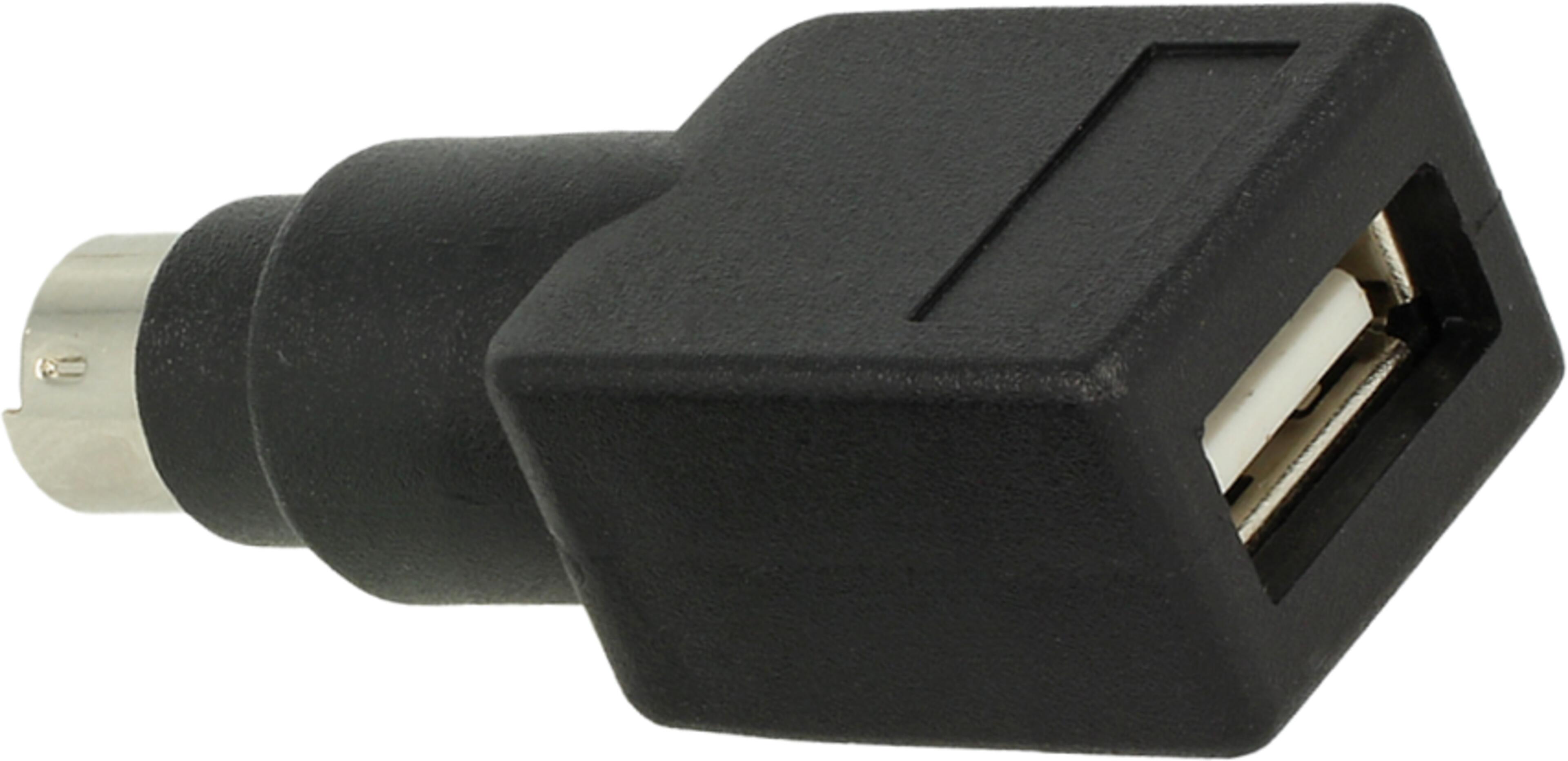 Adapter PS/2 Stecker - USB Typ A Buchse