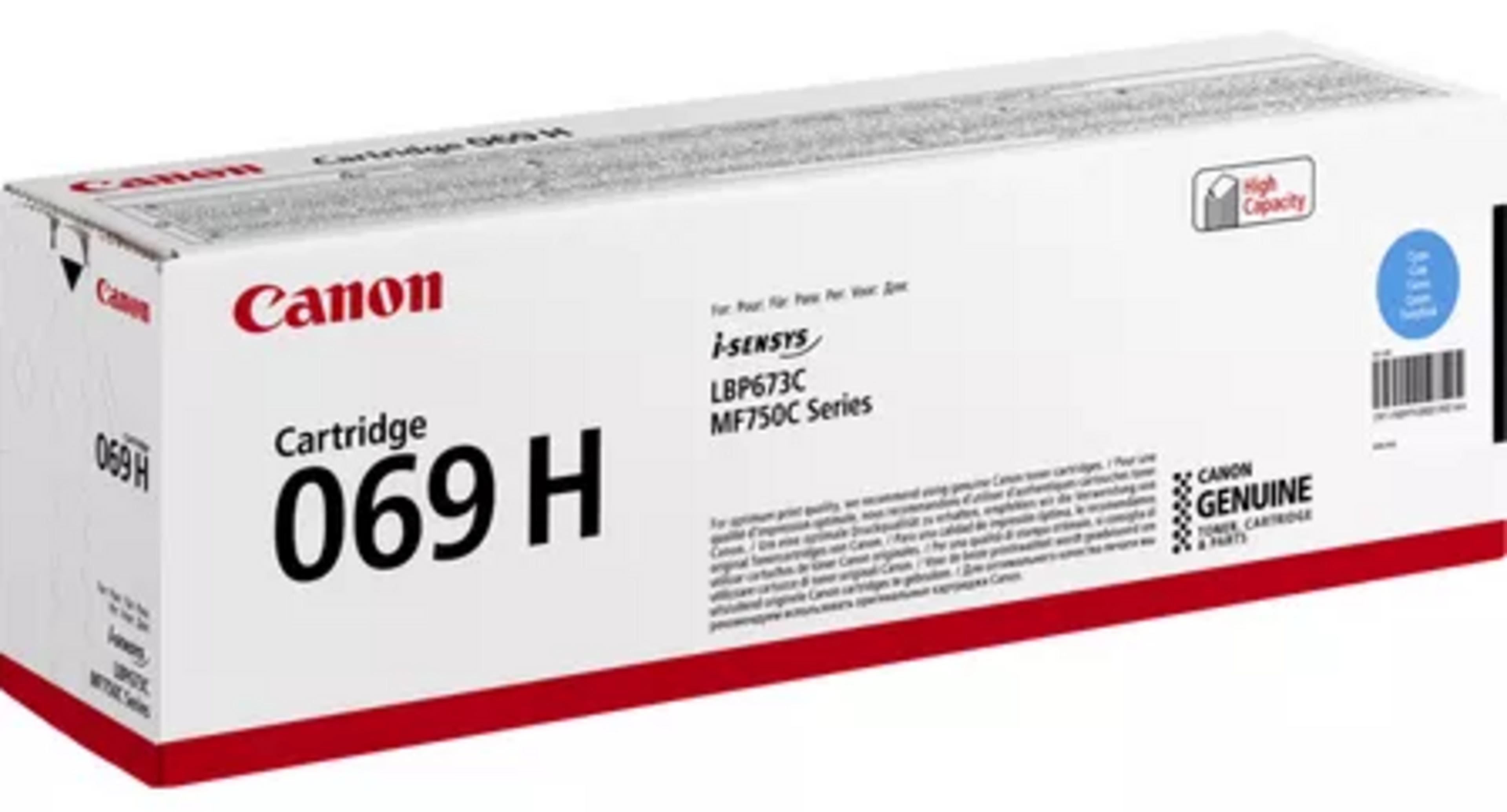 Canon 069H Toner Cyan