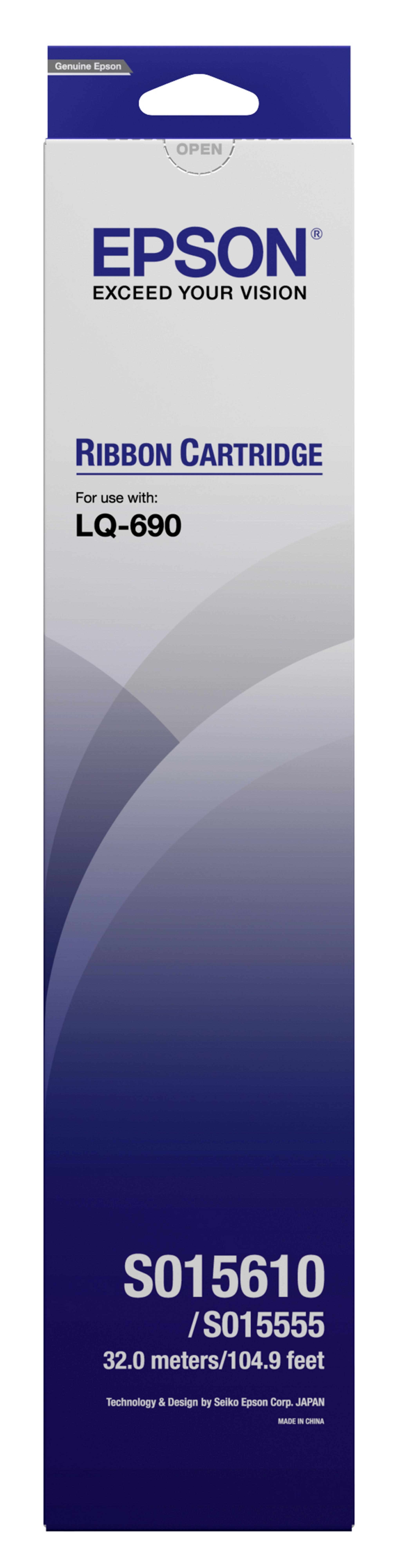 Epson C13S015610 Ribbon Cartridge Black