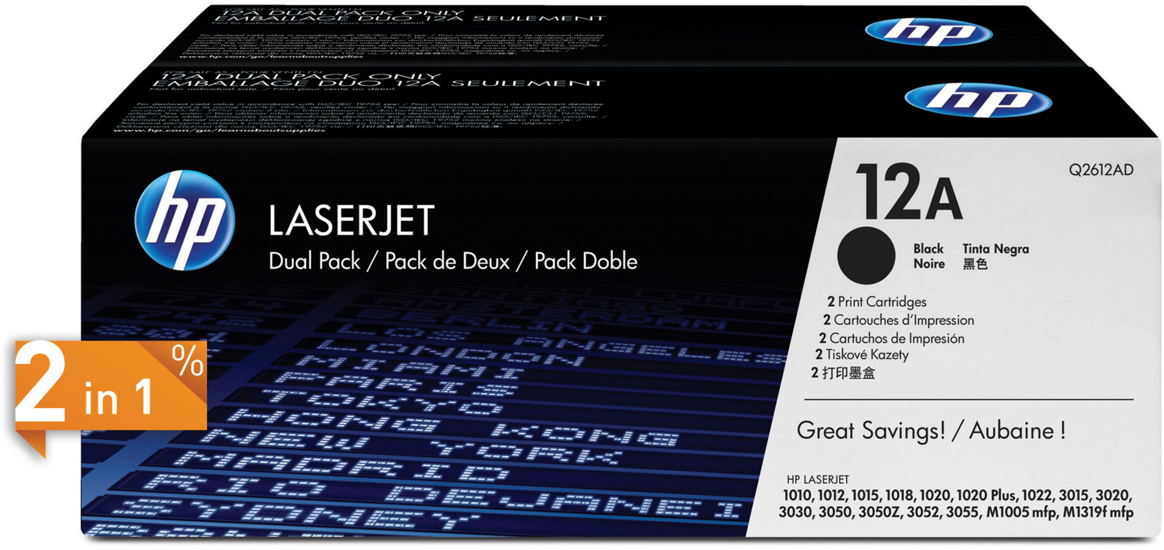 HP 12A Toner schwarz 2-Pack