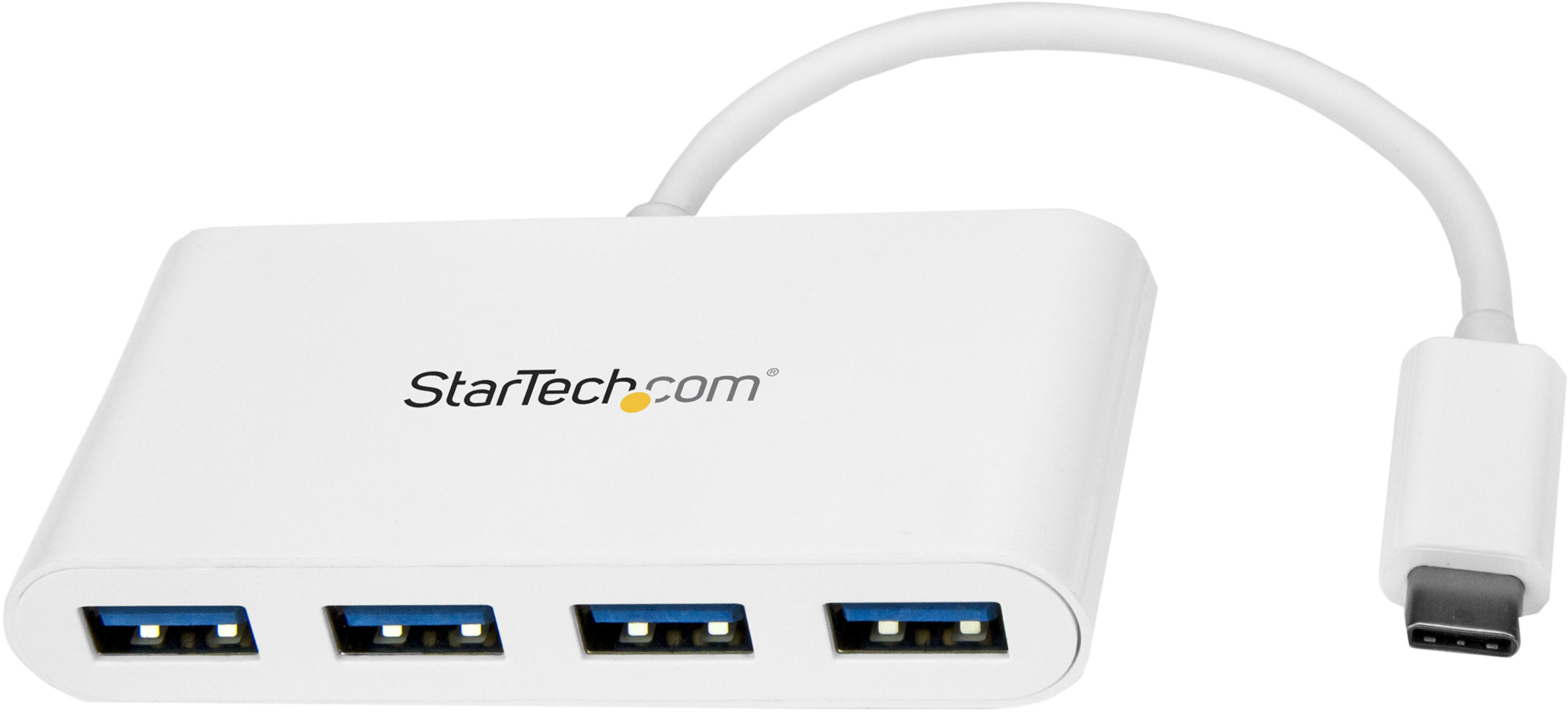 StarTech USB Hub 3.0 4-port Type-C White