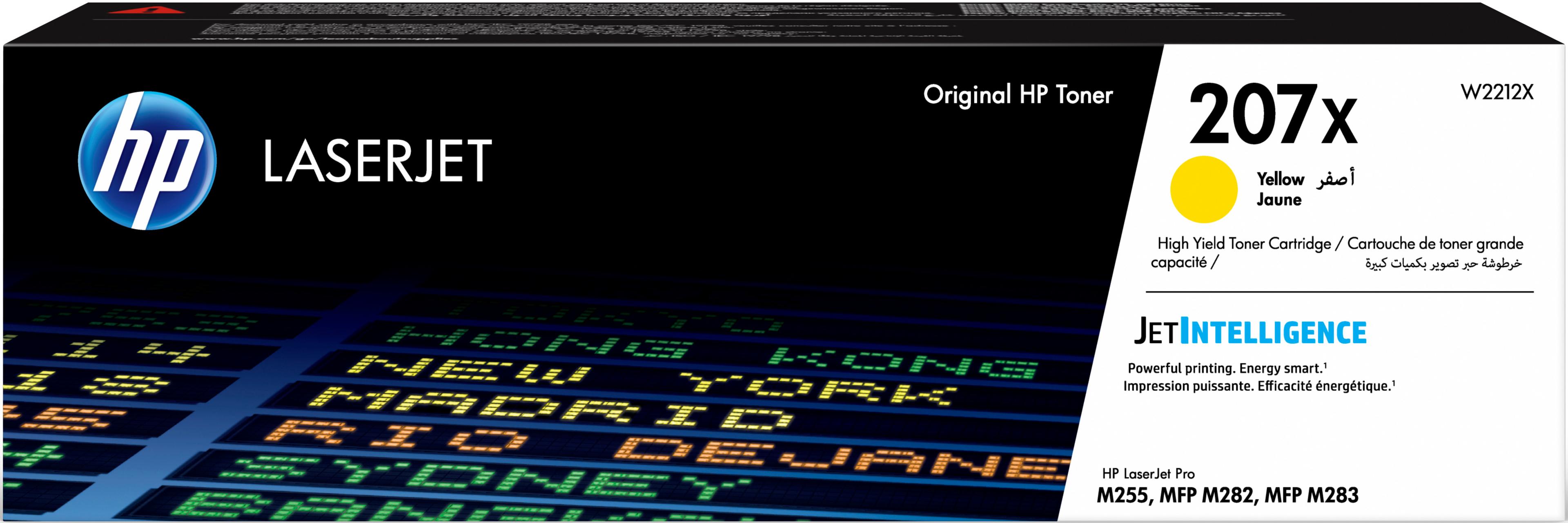 Toner HP 207X, jaune