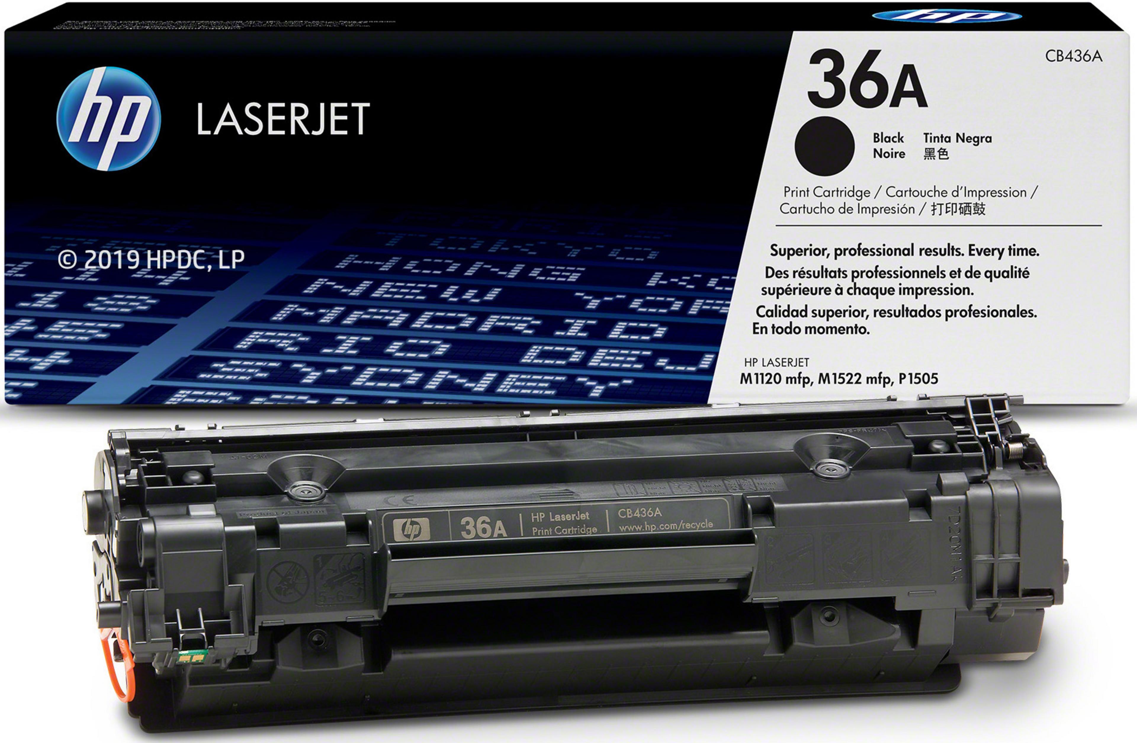 HP Toner 36A, czarny