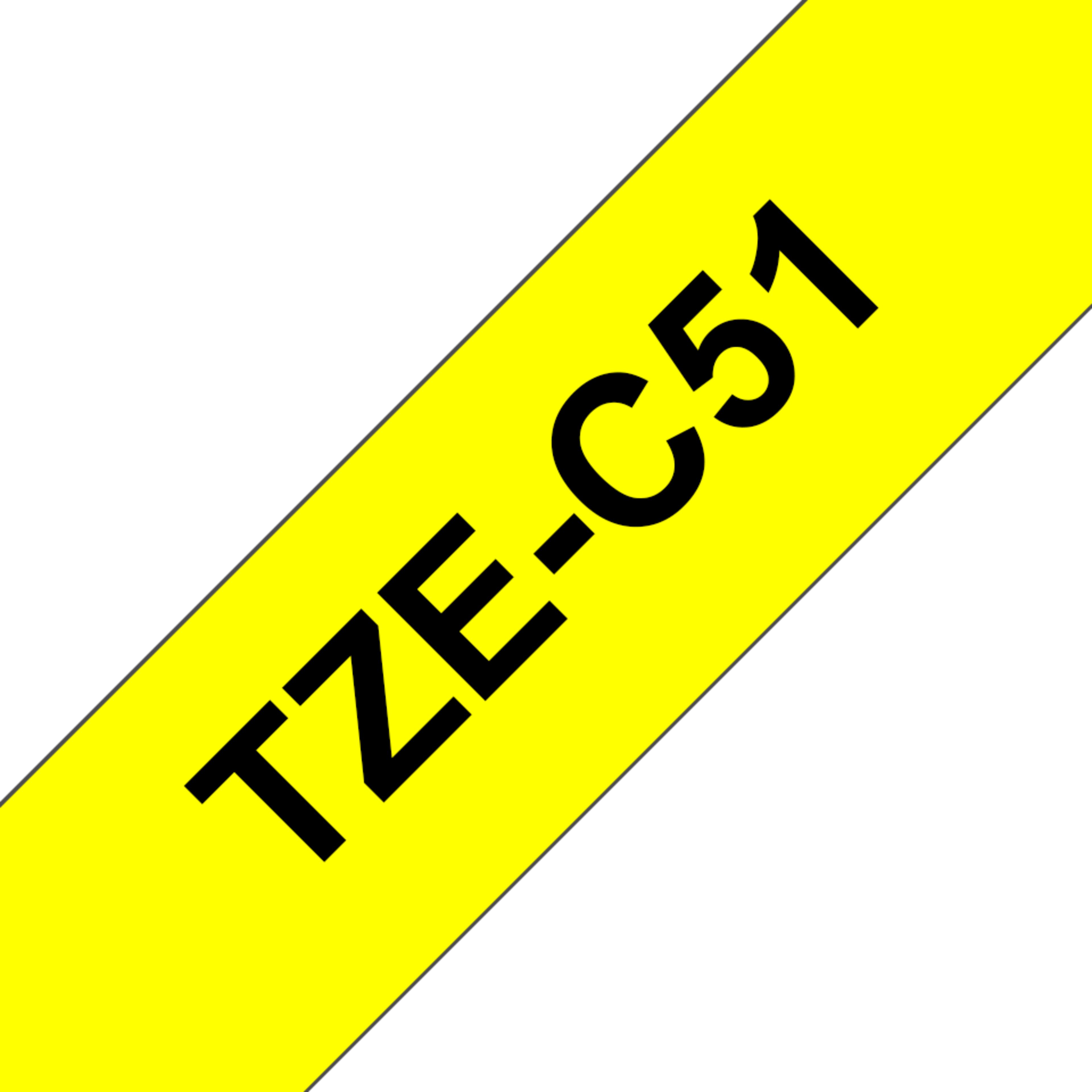 Brother TZe-C51 24mmx5m Label Tape