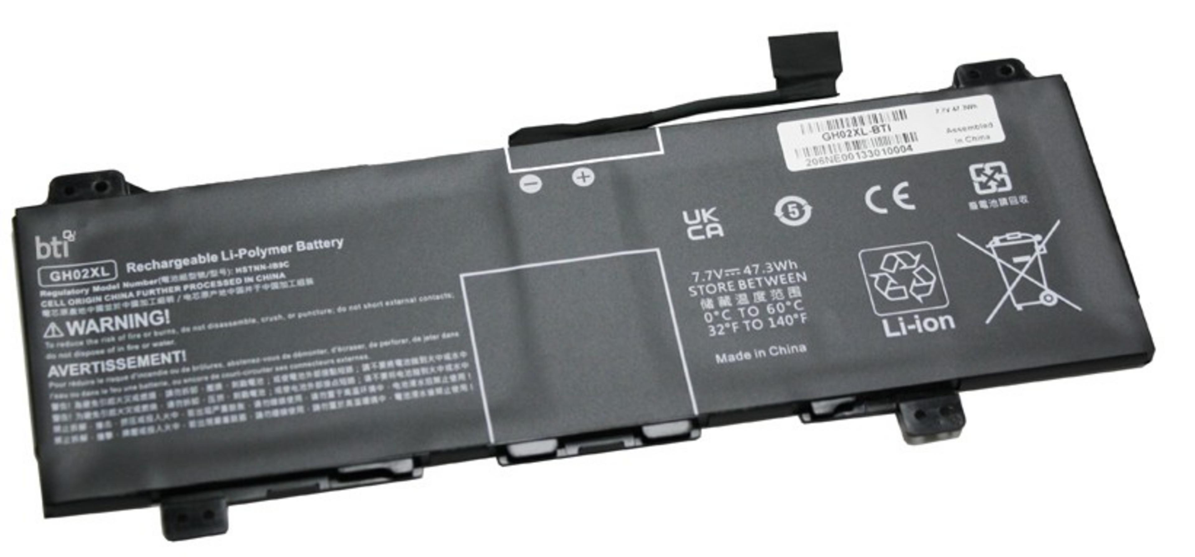 BTI 2-cell HP 6000mAh Battery
