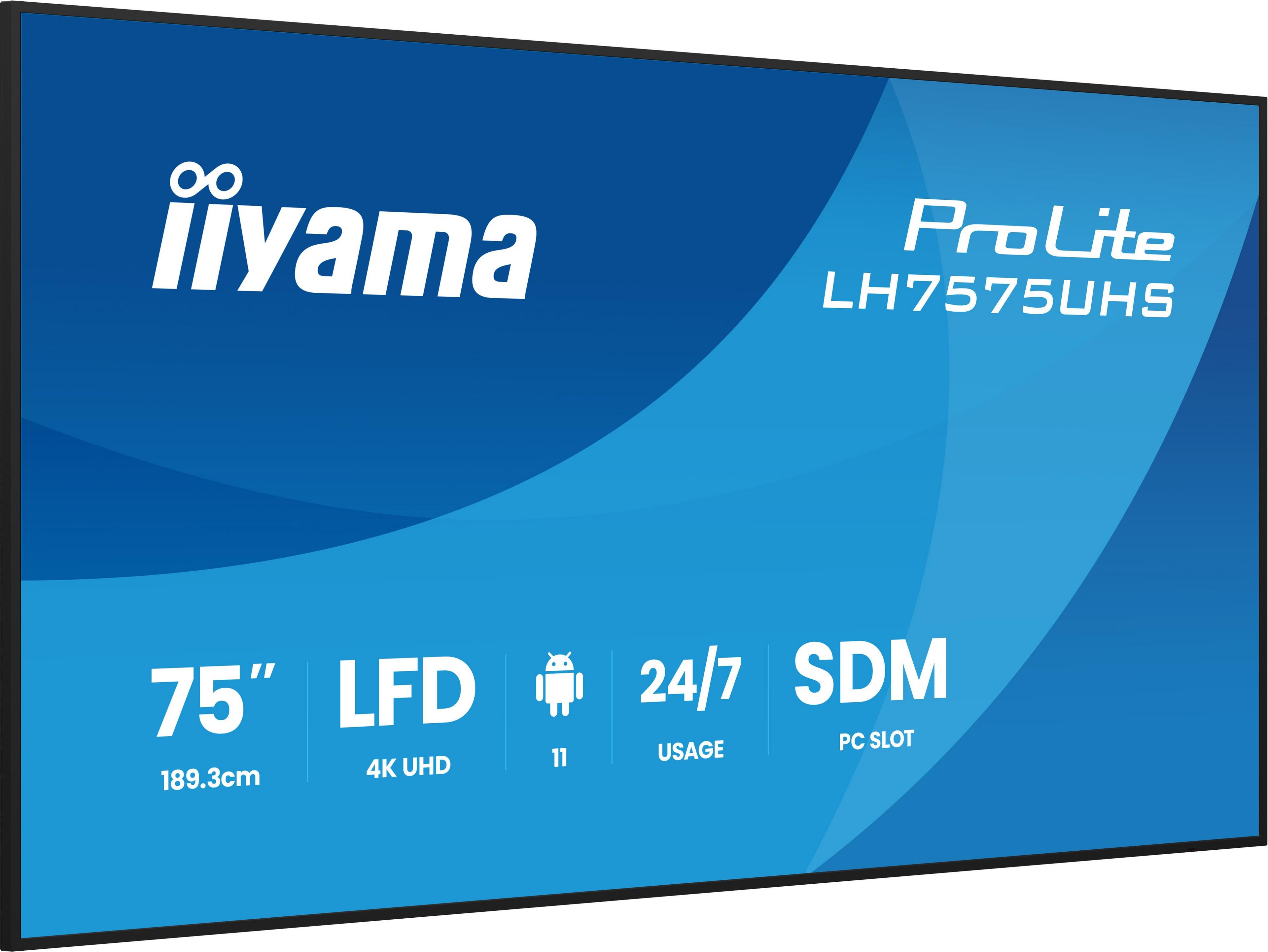 iiyama ProLite LH7575UHS-B2AG Display