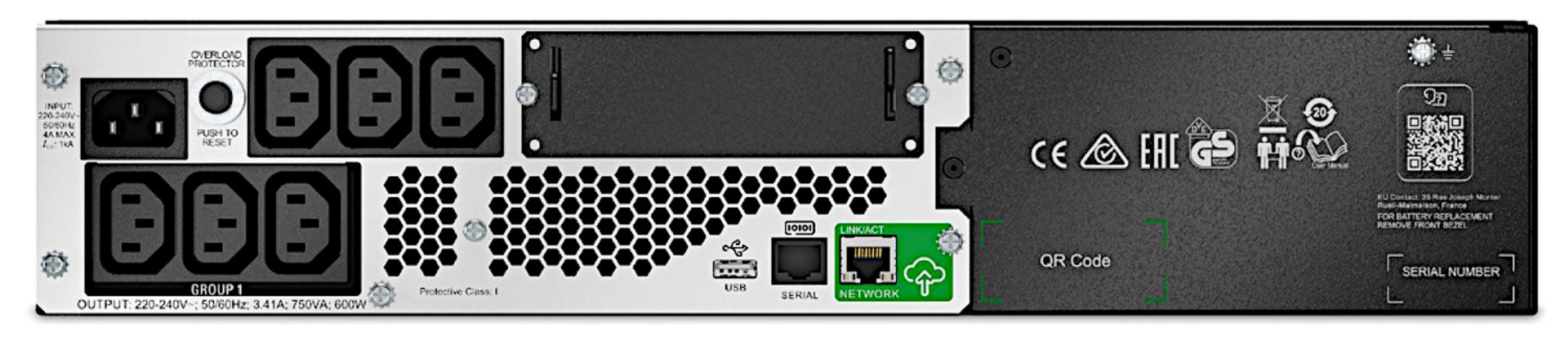 APC Smart-UPS SMT Li-ion 750VA 230V