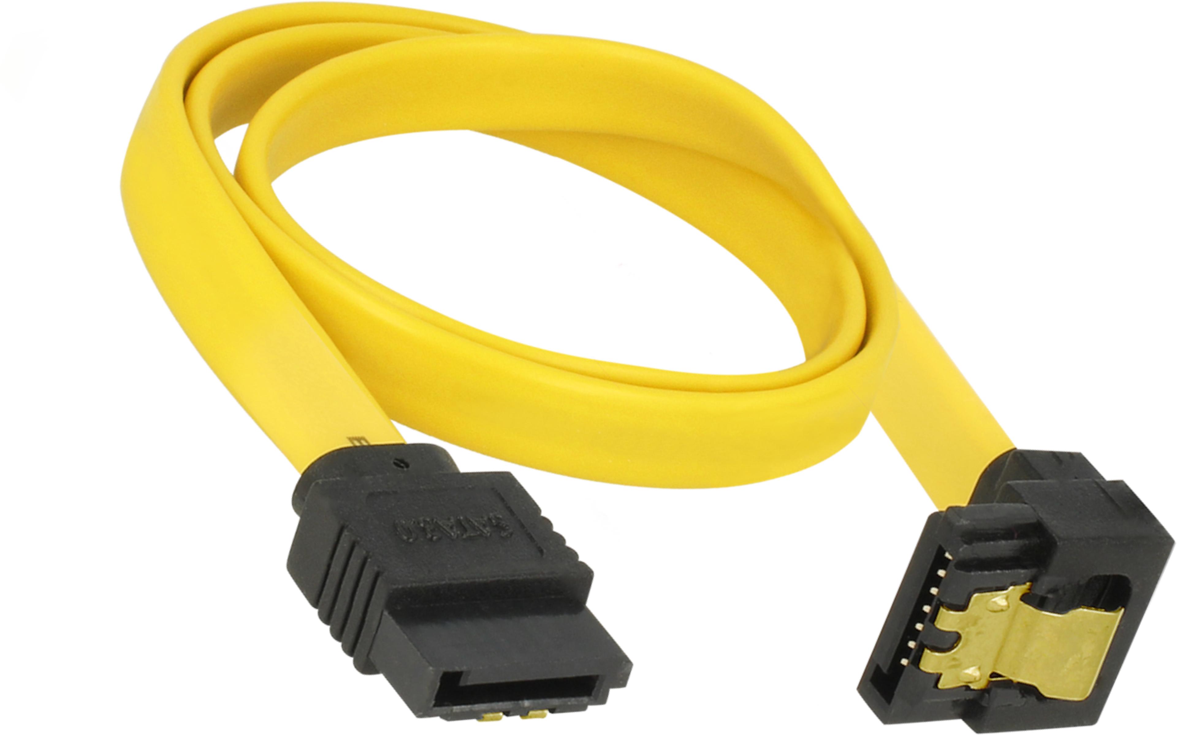 Cable SATA/m - SATA/m 90° Down 0.7m