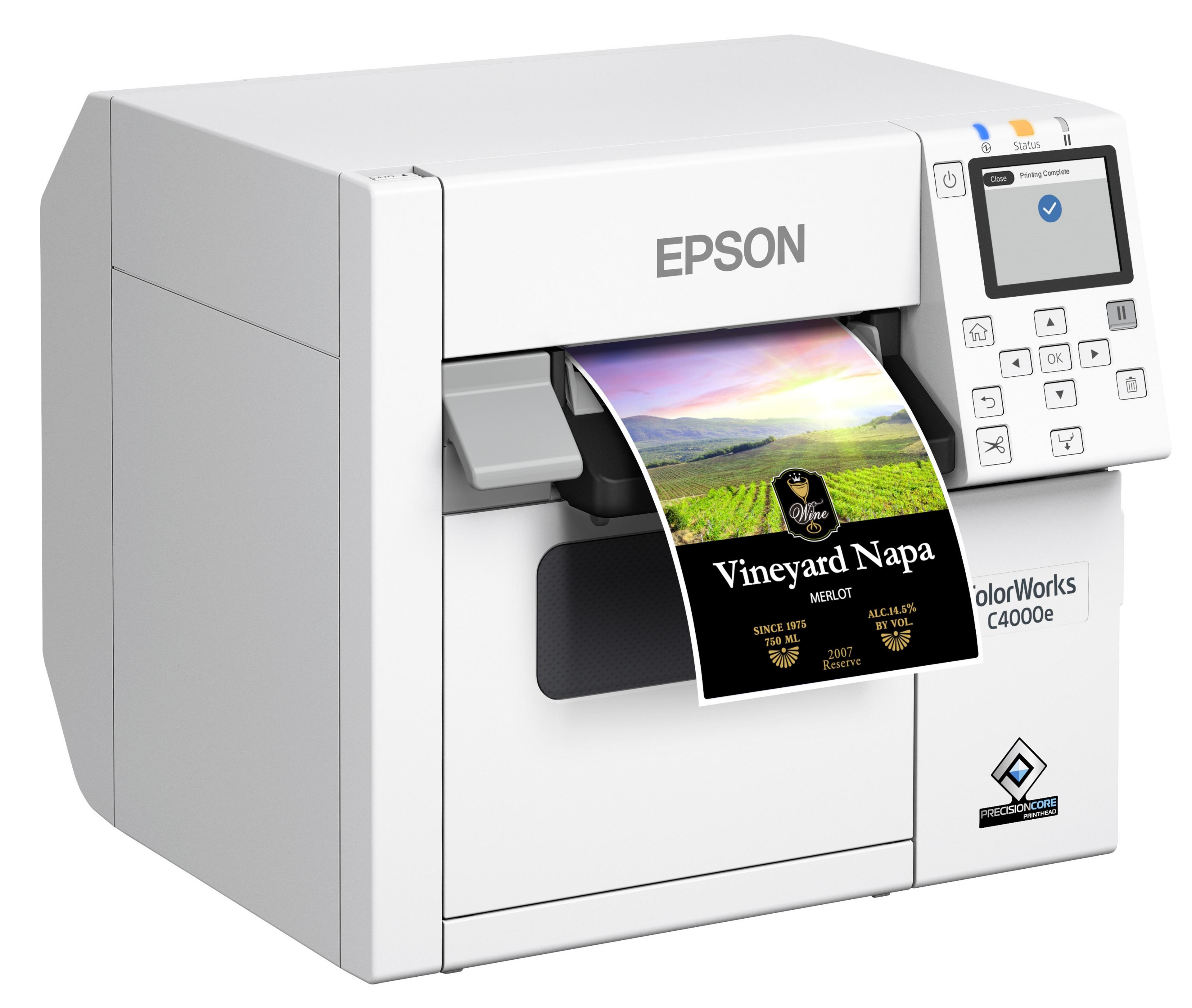 Epson ColorWorks C4000 Printer Matte Bl