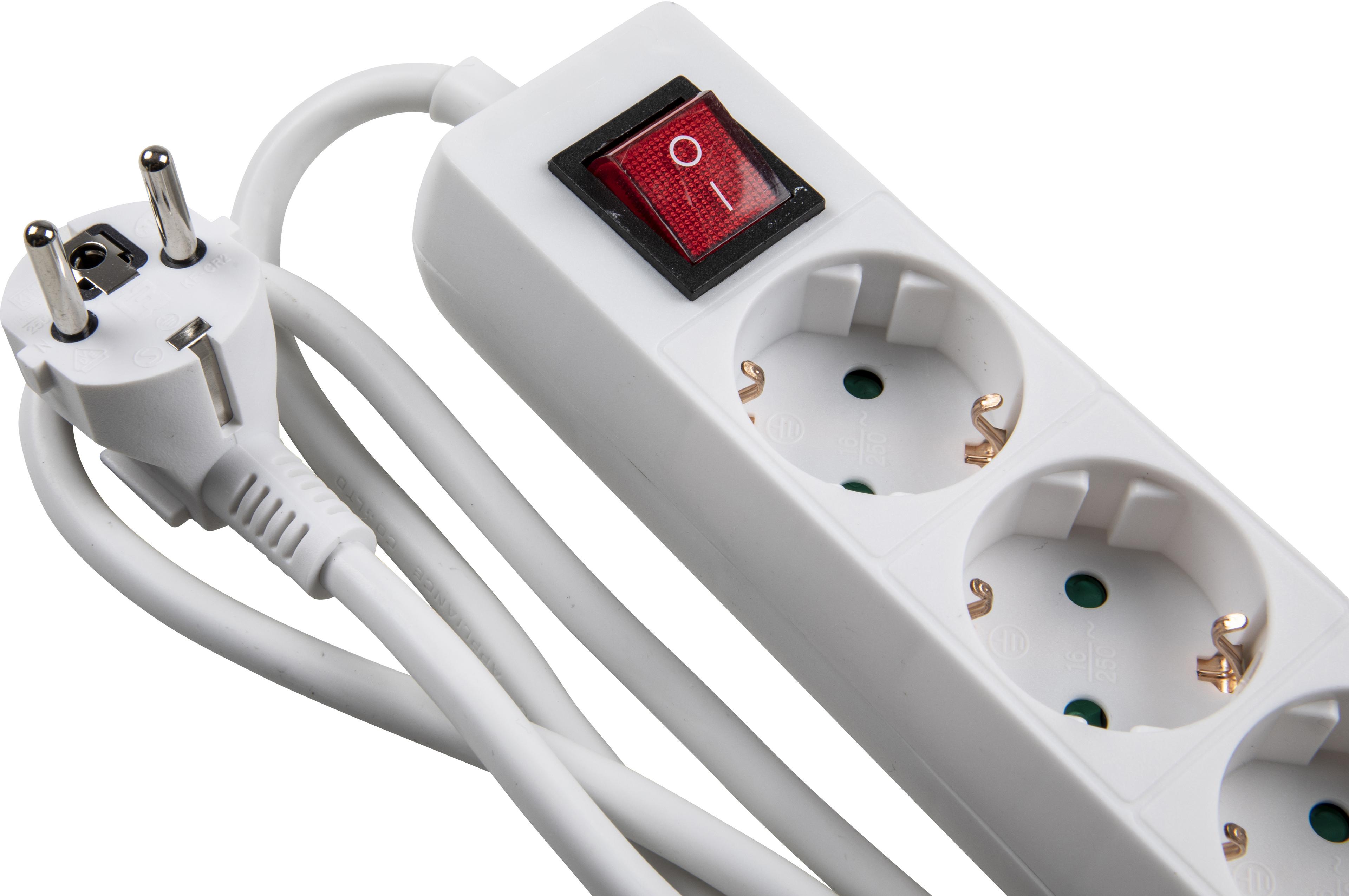 Power Strip 6-way 1.4m w/ Switch