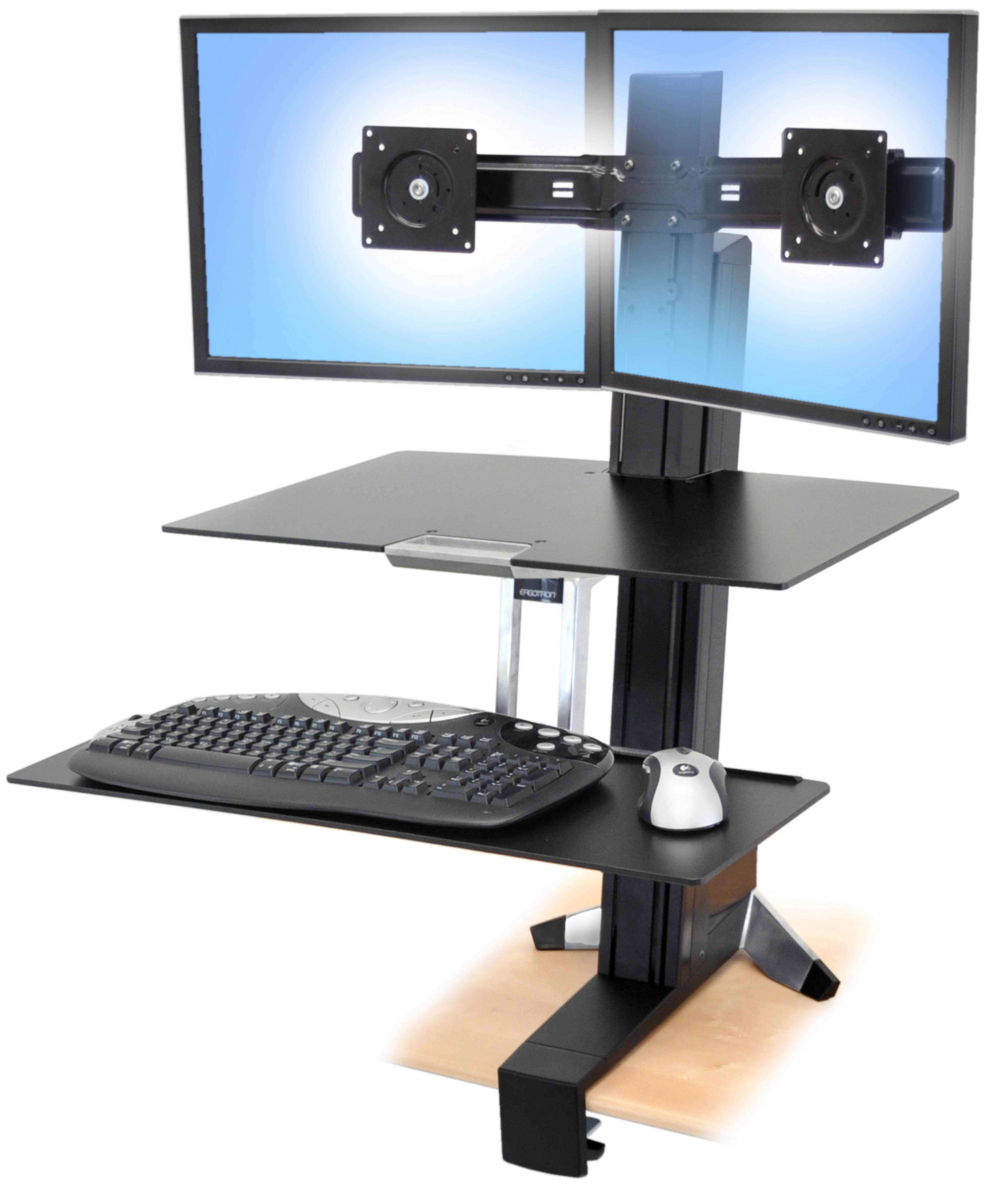 Ergotron WorkFit-S bi-écrans