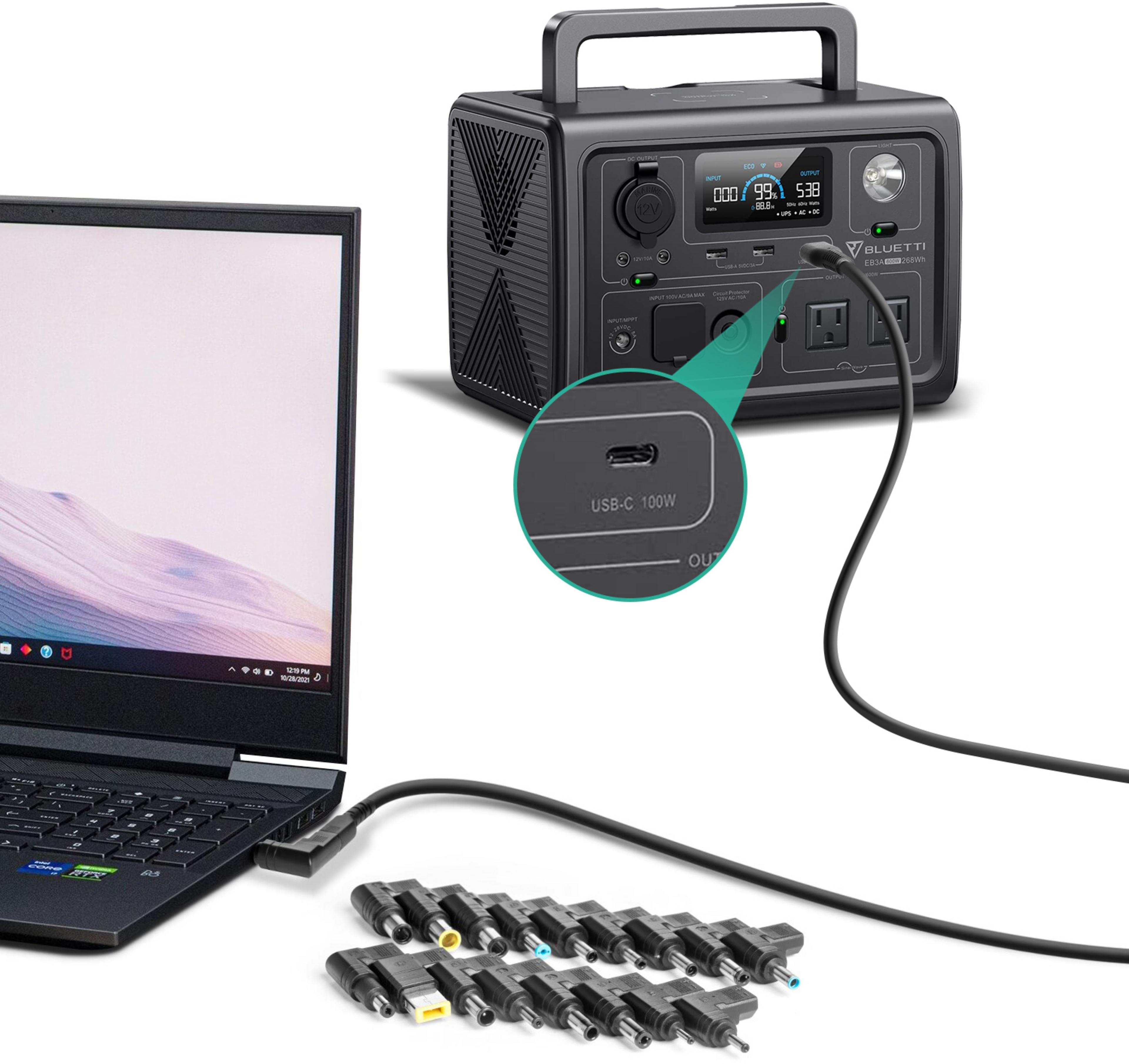 Univerzális 19 V laptop adapterkészlet