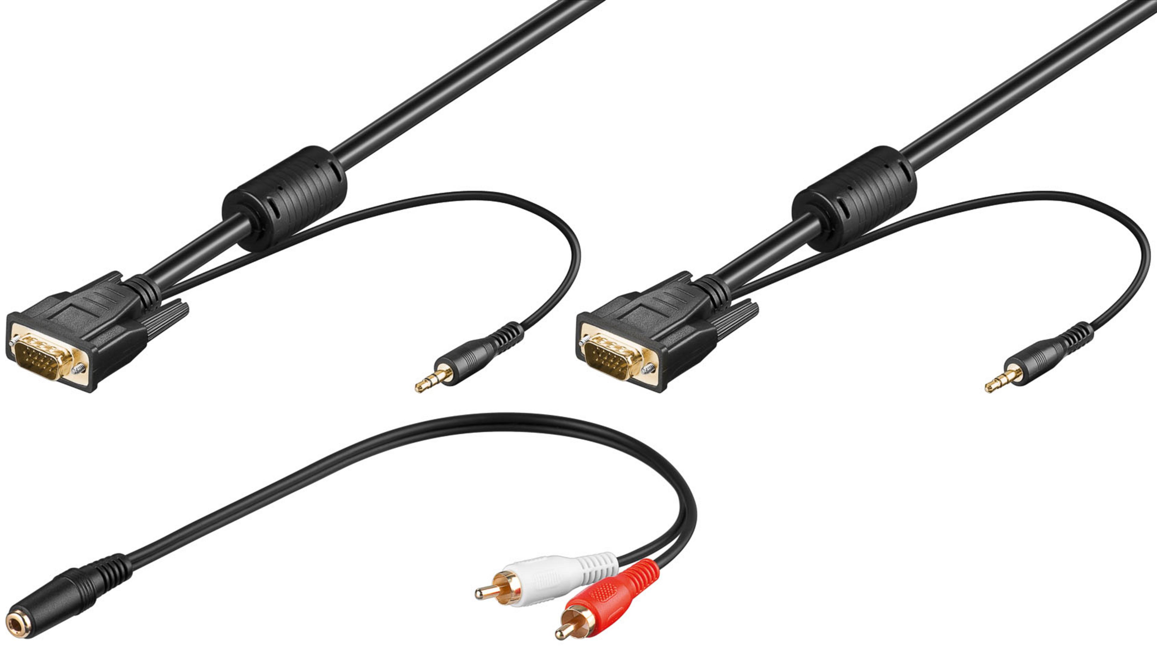 ARTICONA VGA Cable + Audio 5m