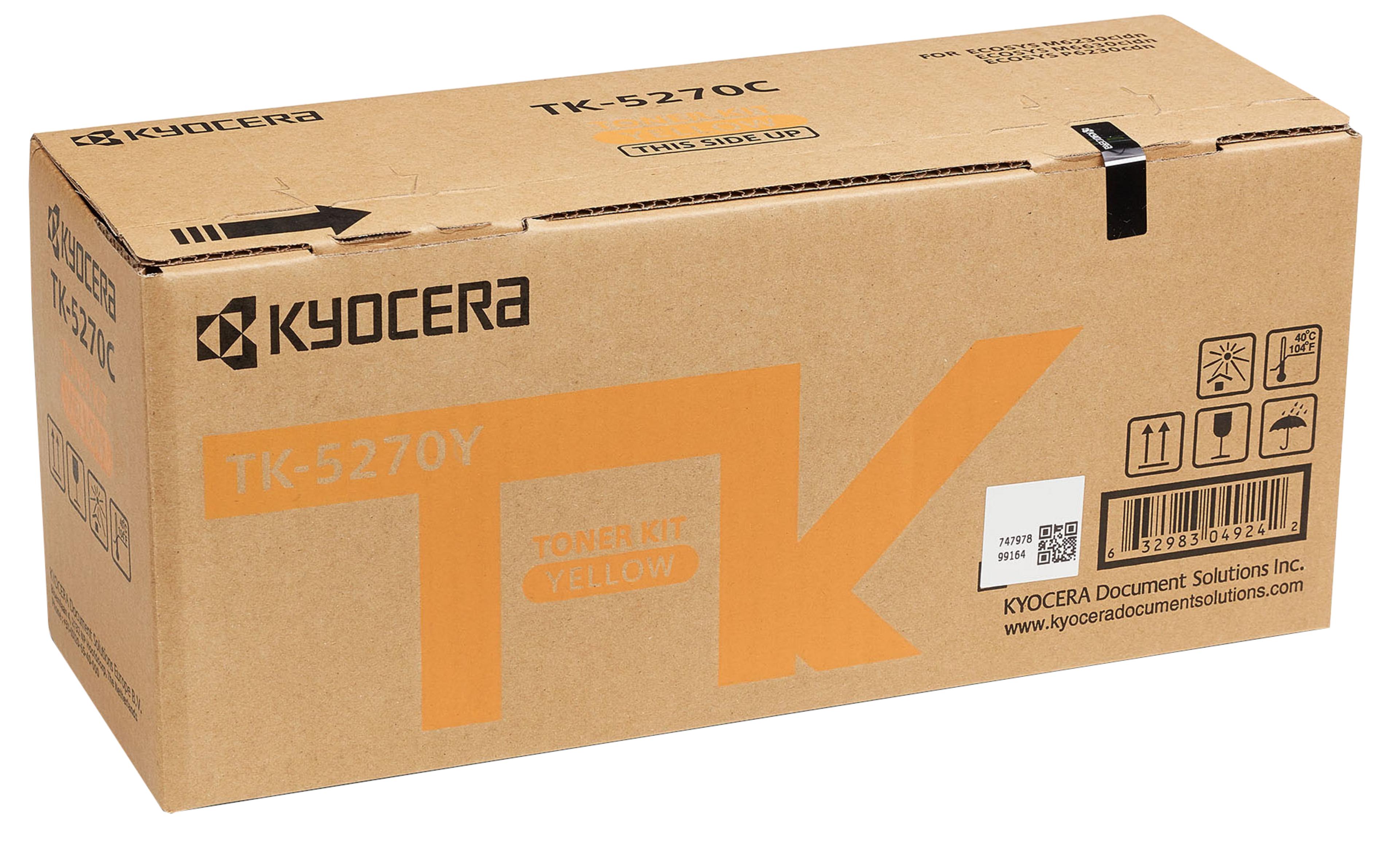 Toner Kyocera TK-5270Y, jaune