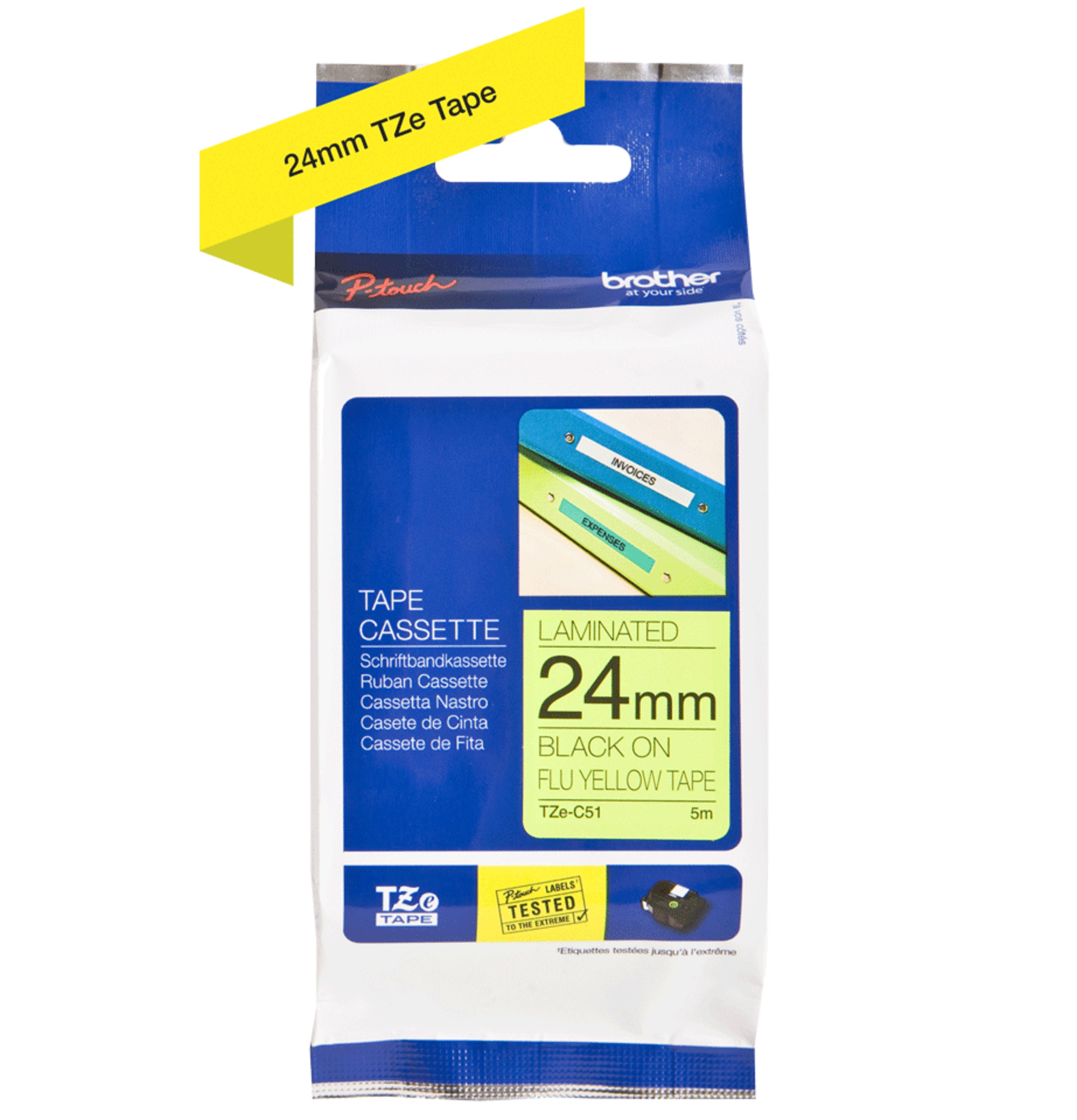 Brother TZe-C51 24mmx5m Label Tape
