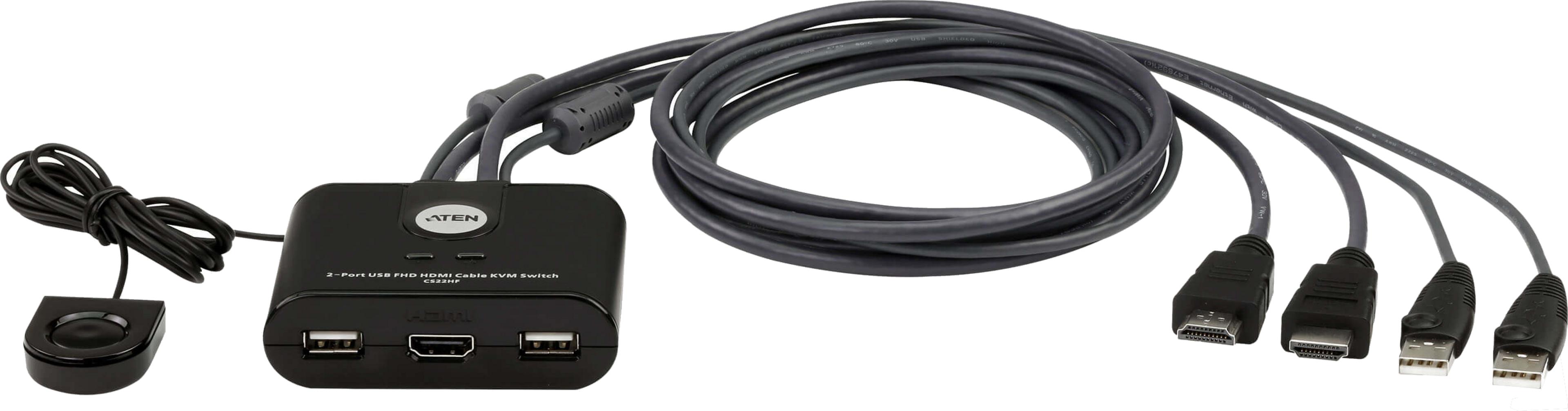 ATEN CS22HF KVM-Switch HDMI 2-Port