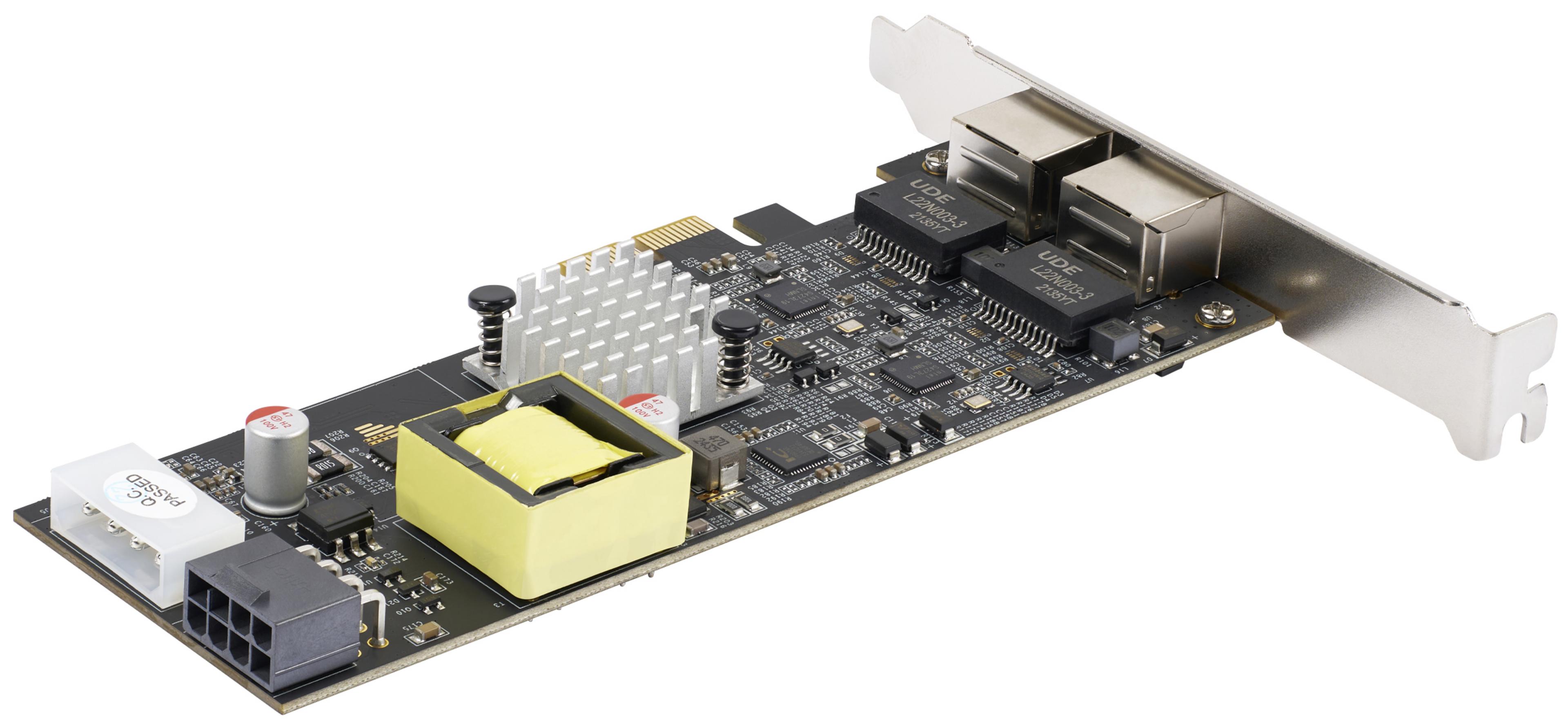 Carte réseau PoE StarTech 2prts 2,5Gbits