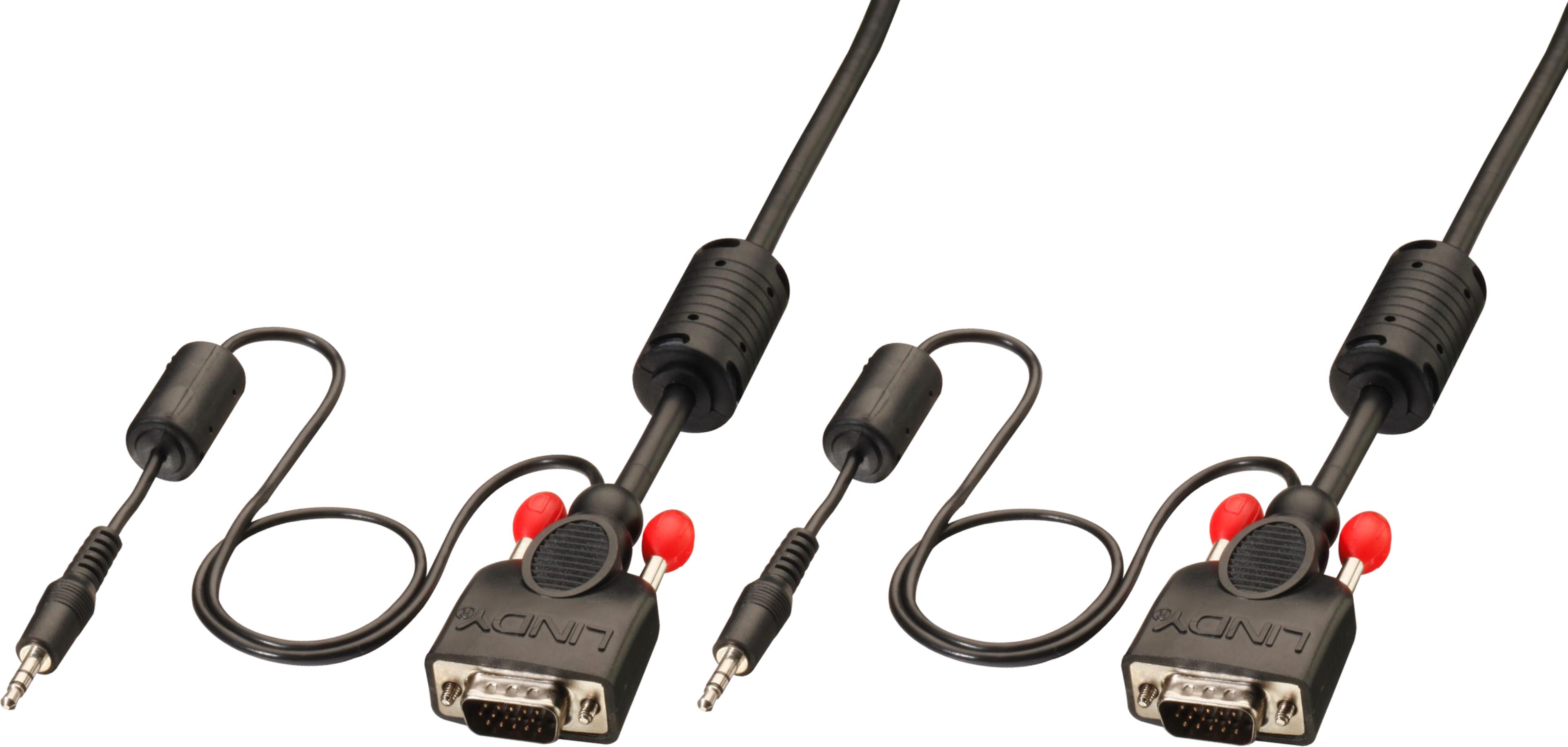 Cable LINDY VGA 3 m + audio