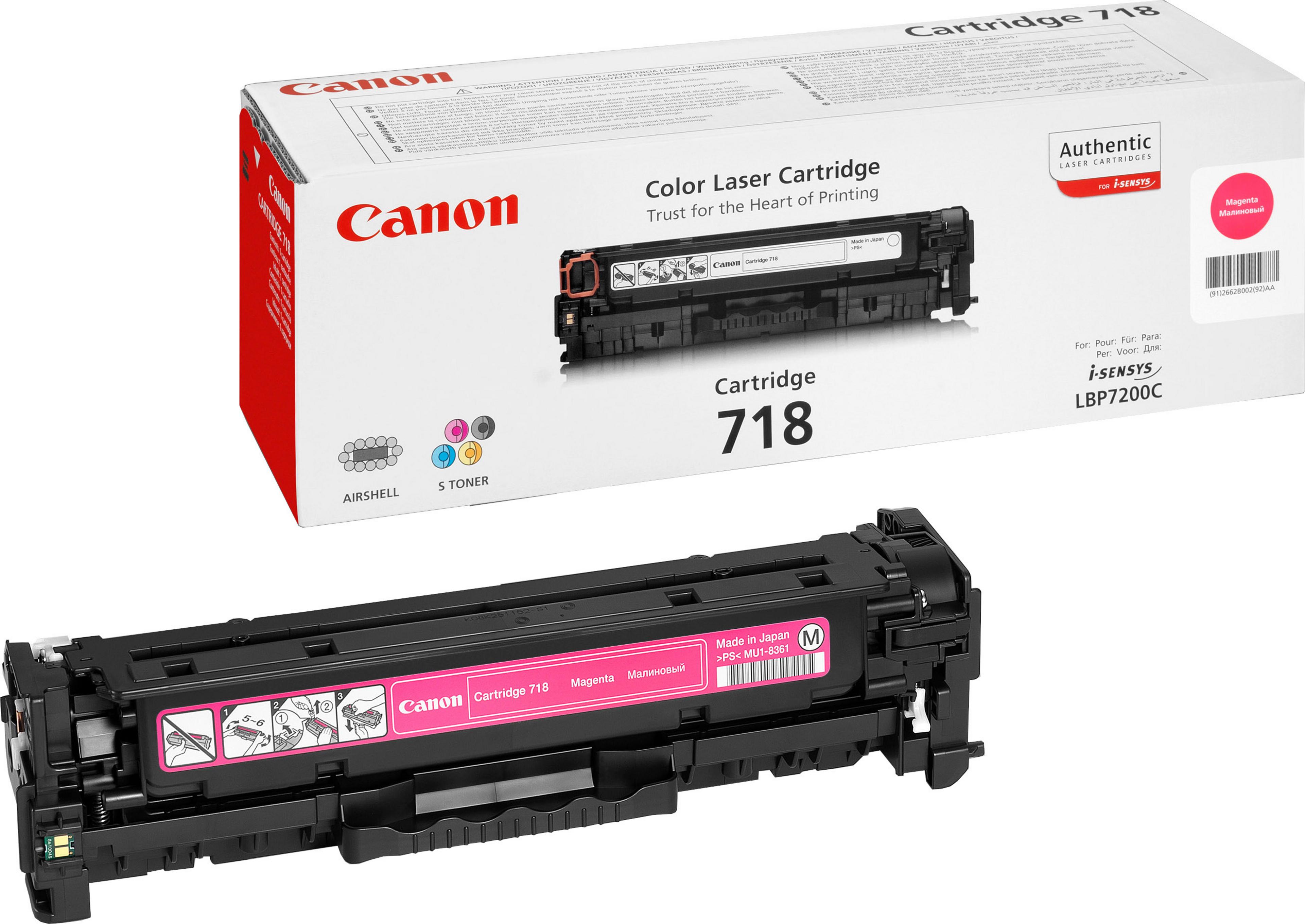 Canon Tóner 718, magenta
