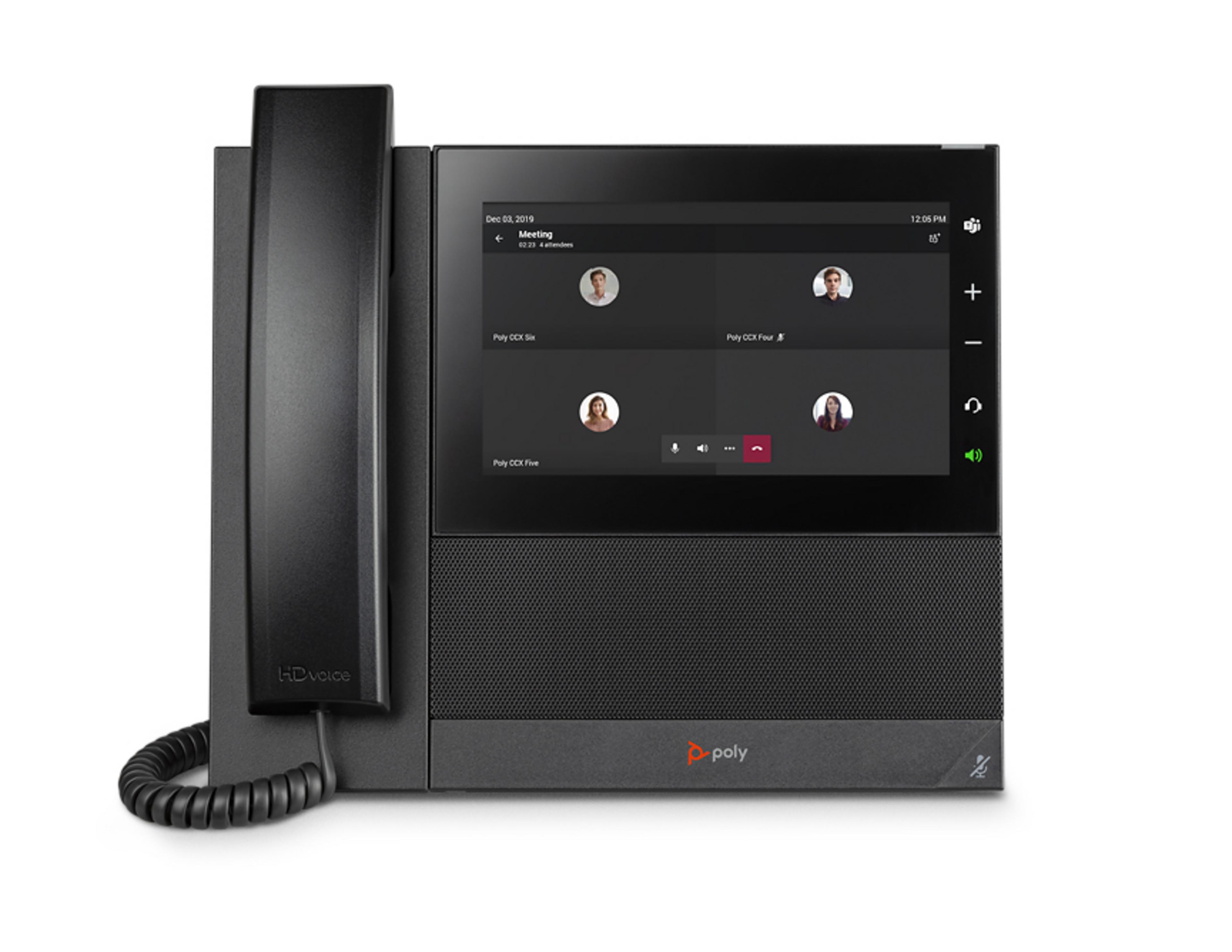Combiné téléphone desktop Poly CCX 600