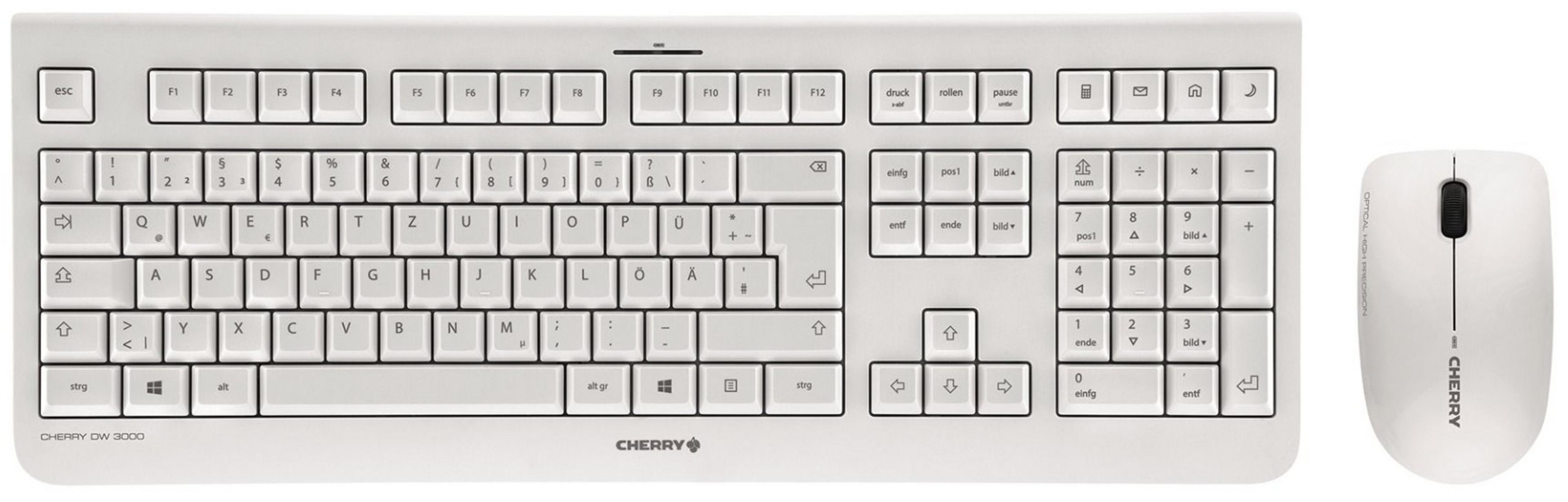 CHERRY DW3000 Keyboard & Mouse Set W/G