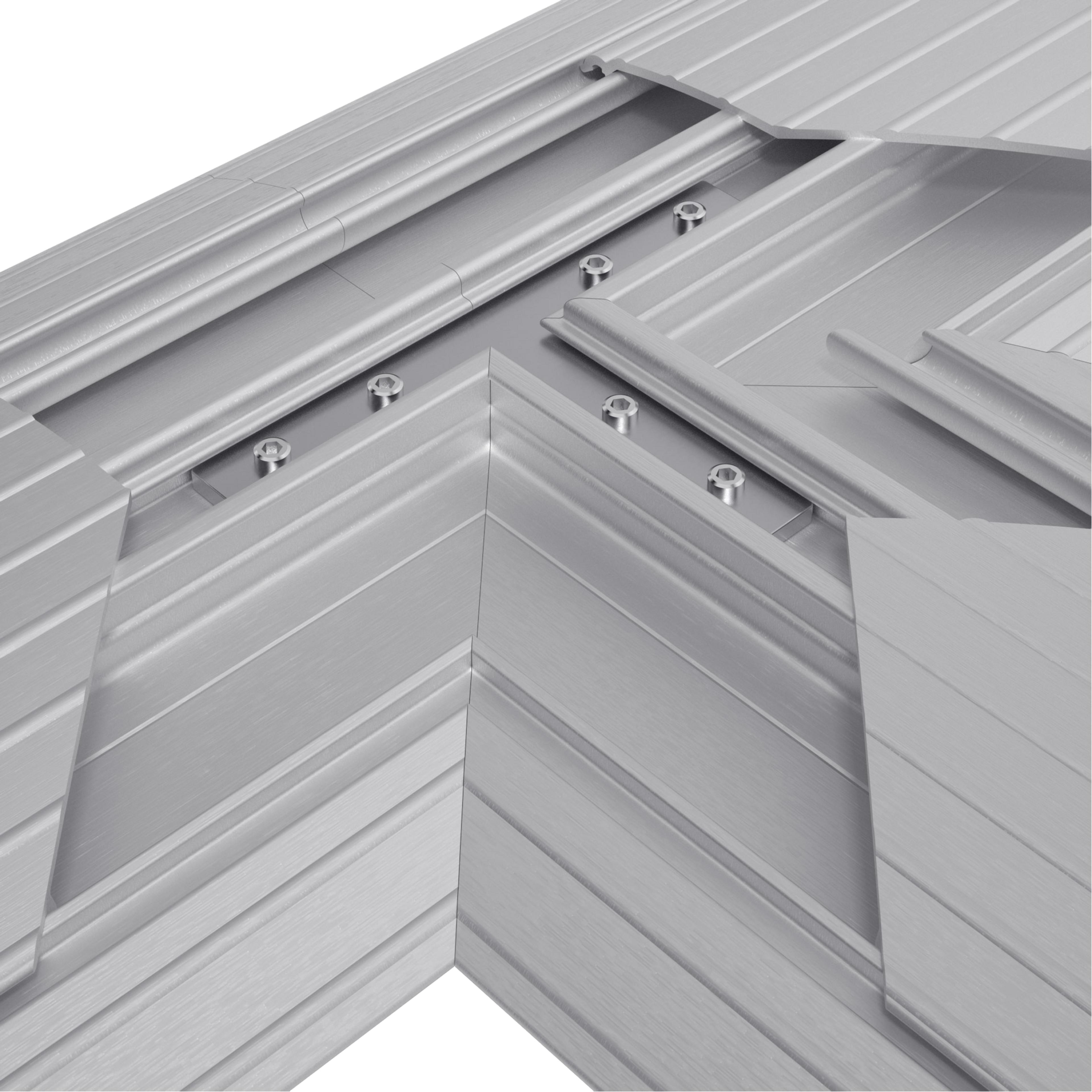 Cable Protector T-Piece 202x260x20mm Alu