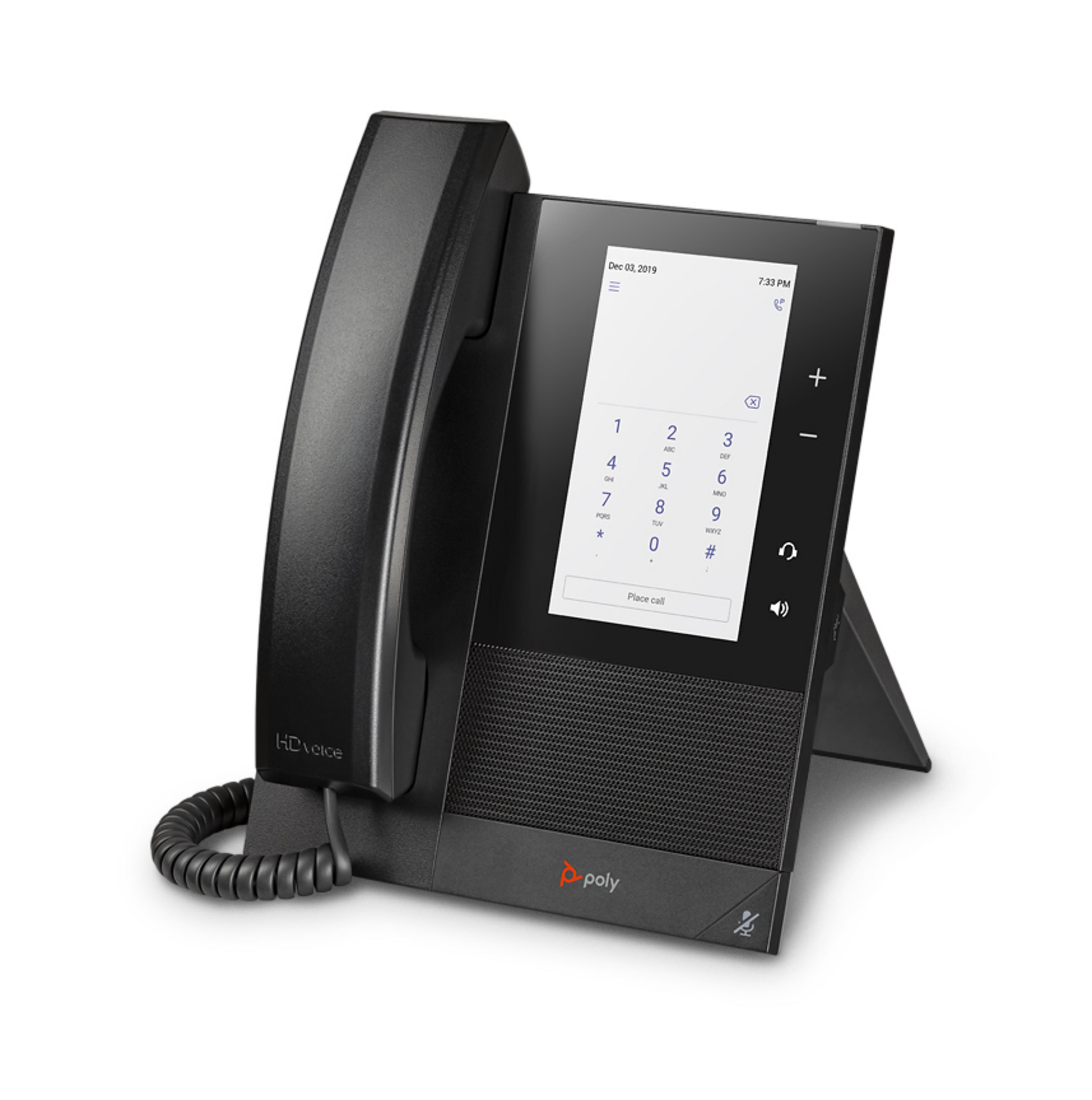 Combiné téléphone desktop Poly CCX 400