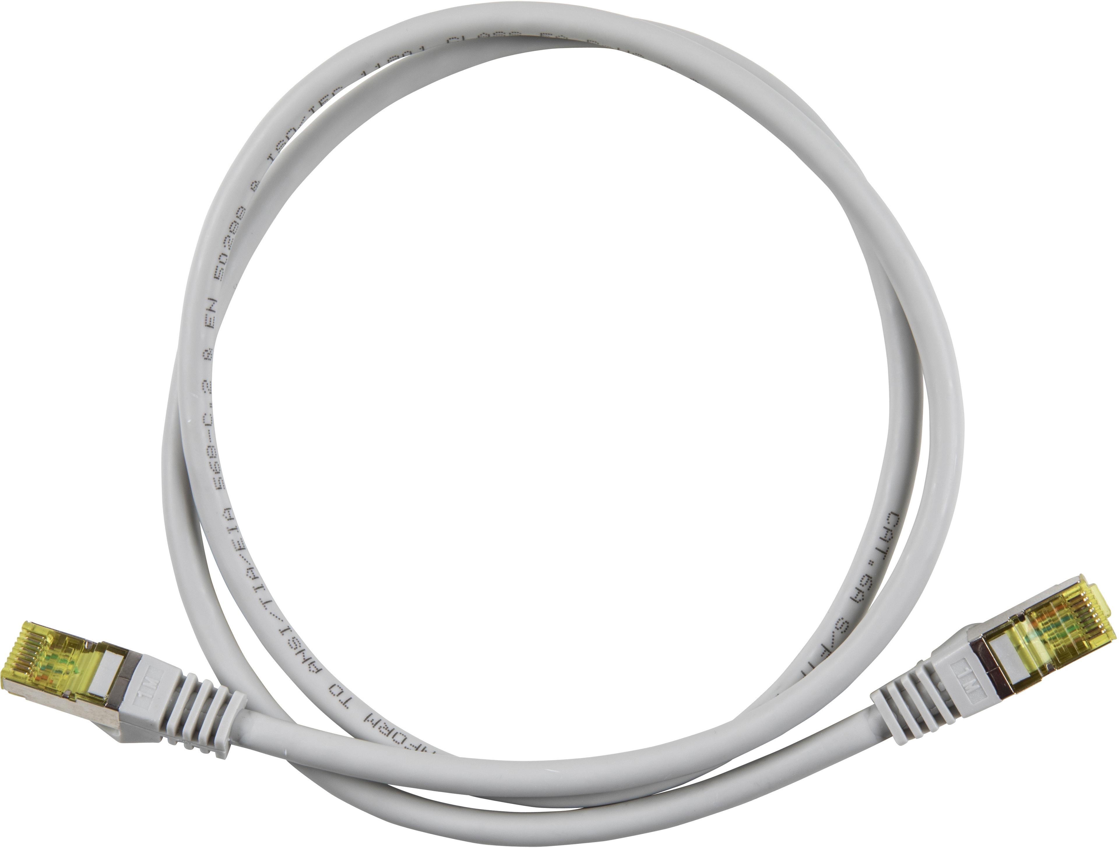 Patch Cable RJ45 S/FTP Cat6a 25m Grey