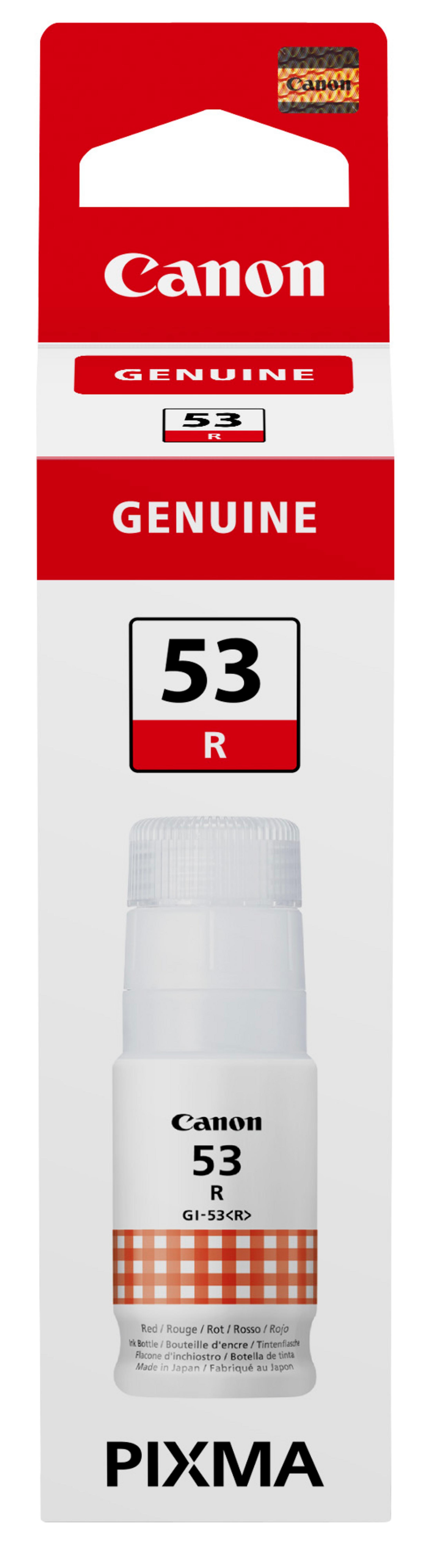 Encre Canon GI-53R, rouge