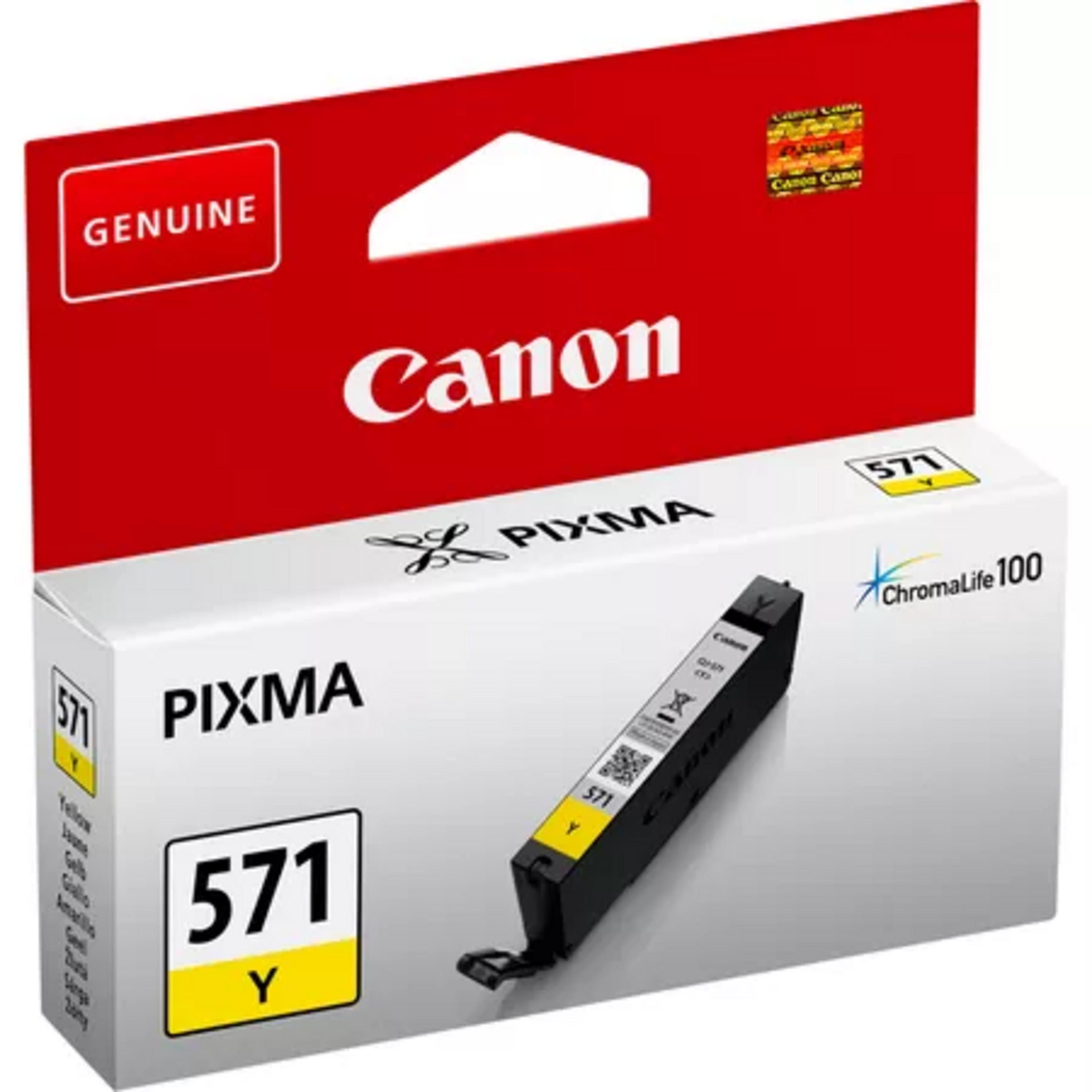 Canon Cartucho de tinta CLI-571Y, amar.