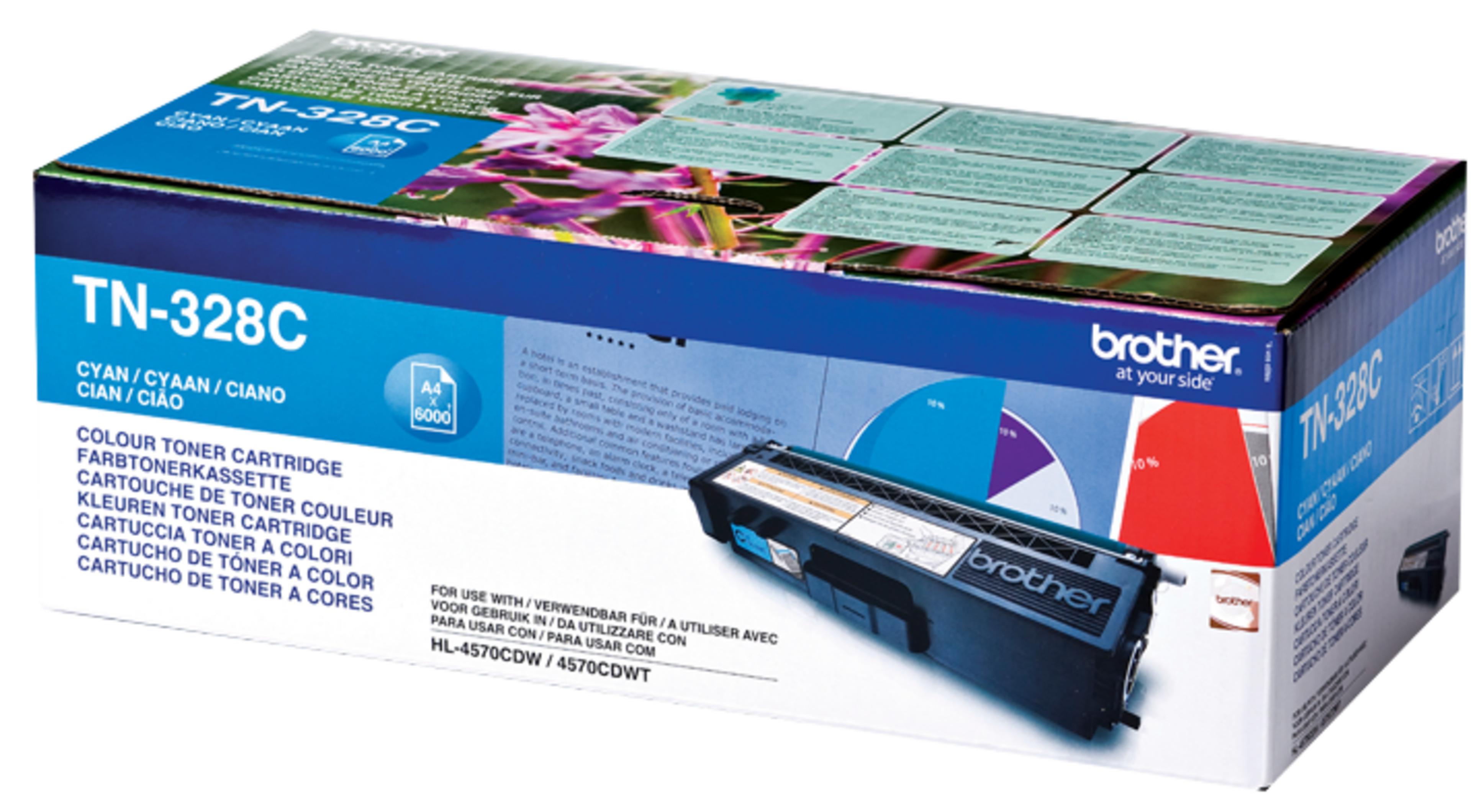 Brother TN-328C Toner Cyan
