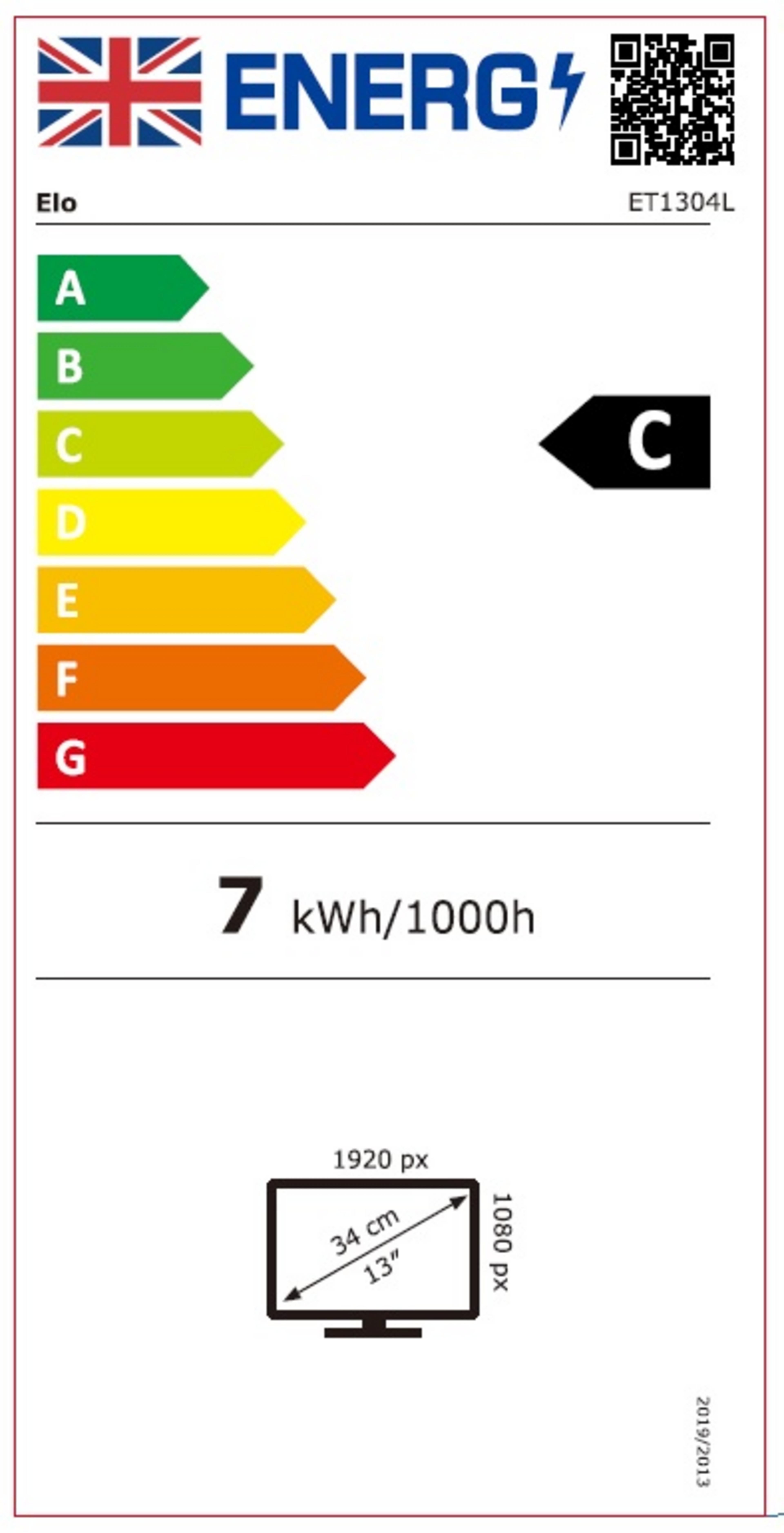 Elo 1304L PCAP Touch Display