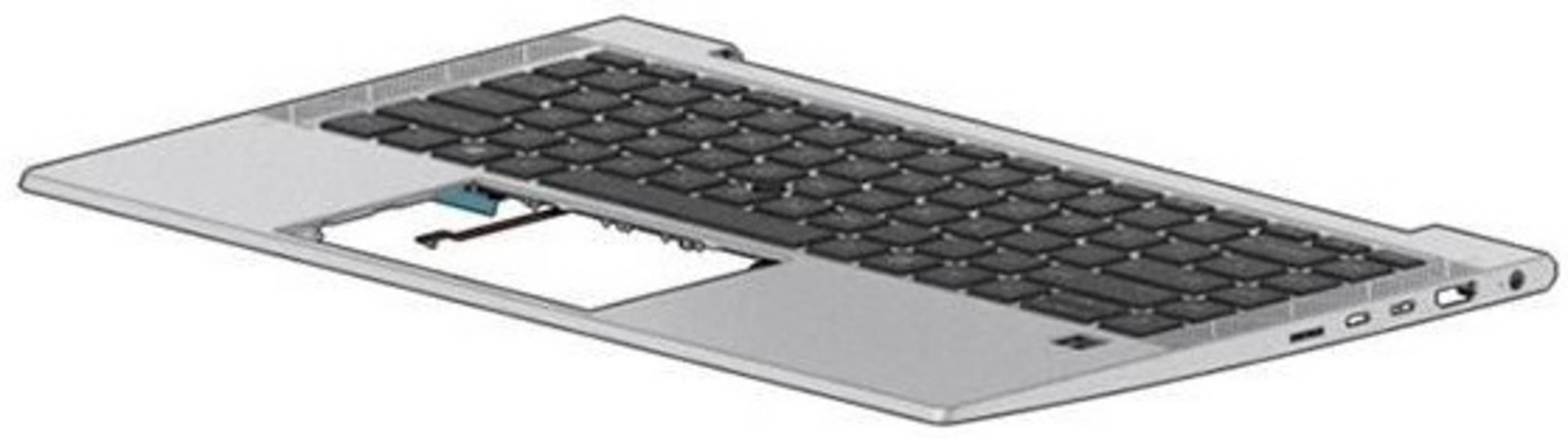 HP Top Cover with B/L Keyboard DE