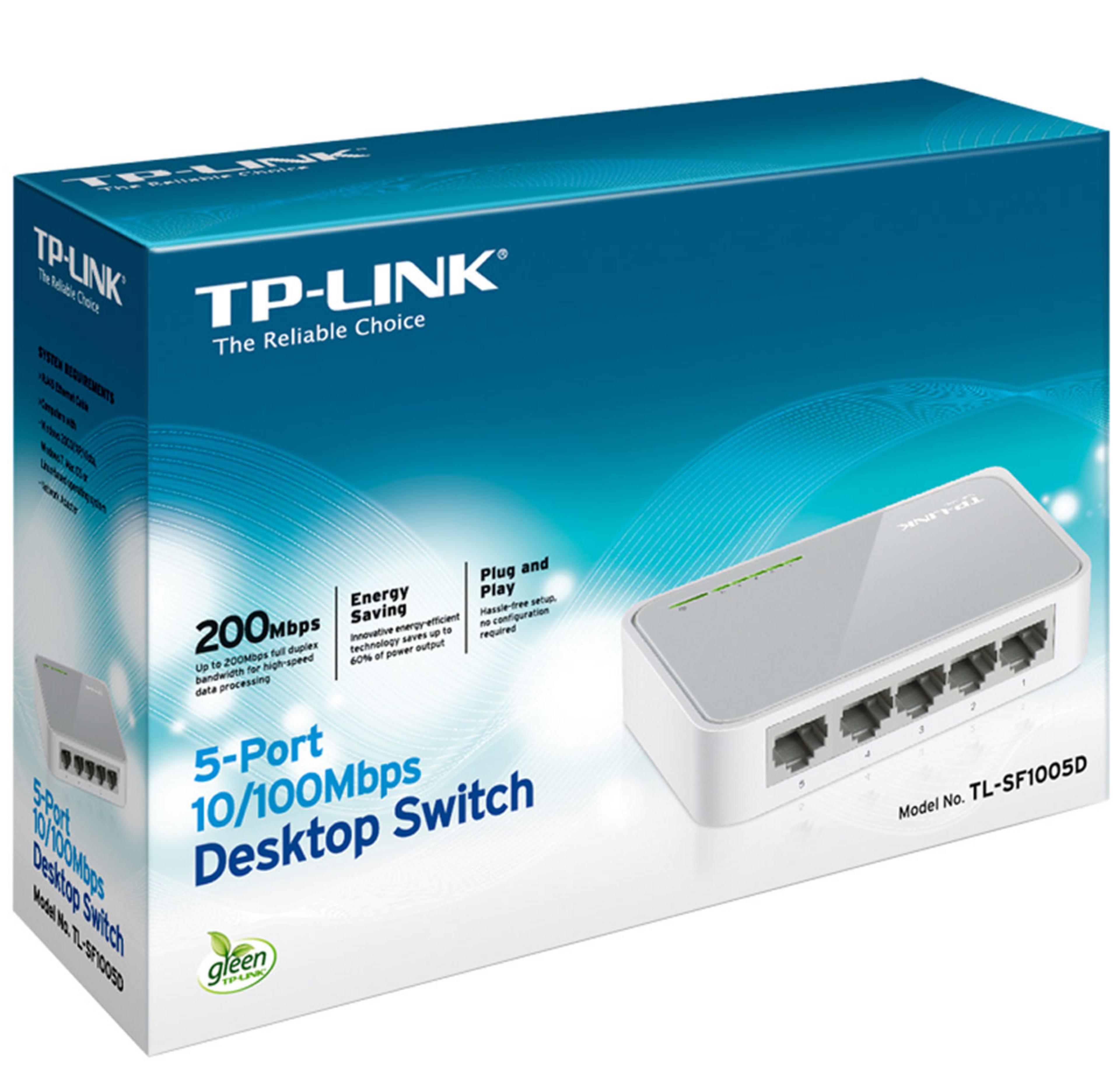 TP-LINK TL-SF1005D 5-port Desktop Switch