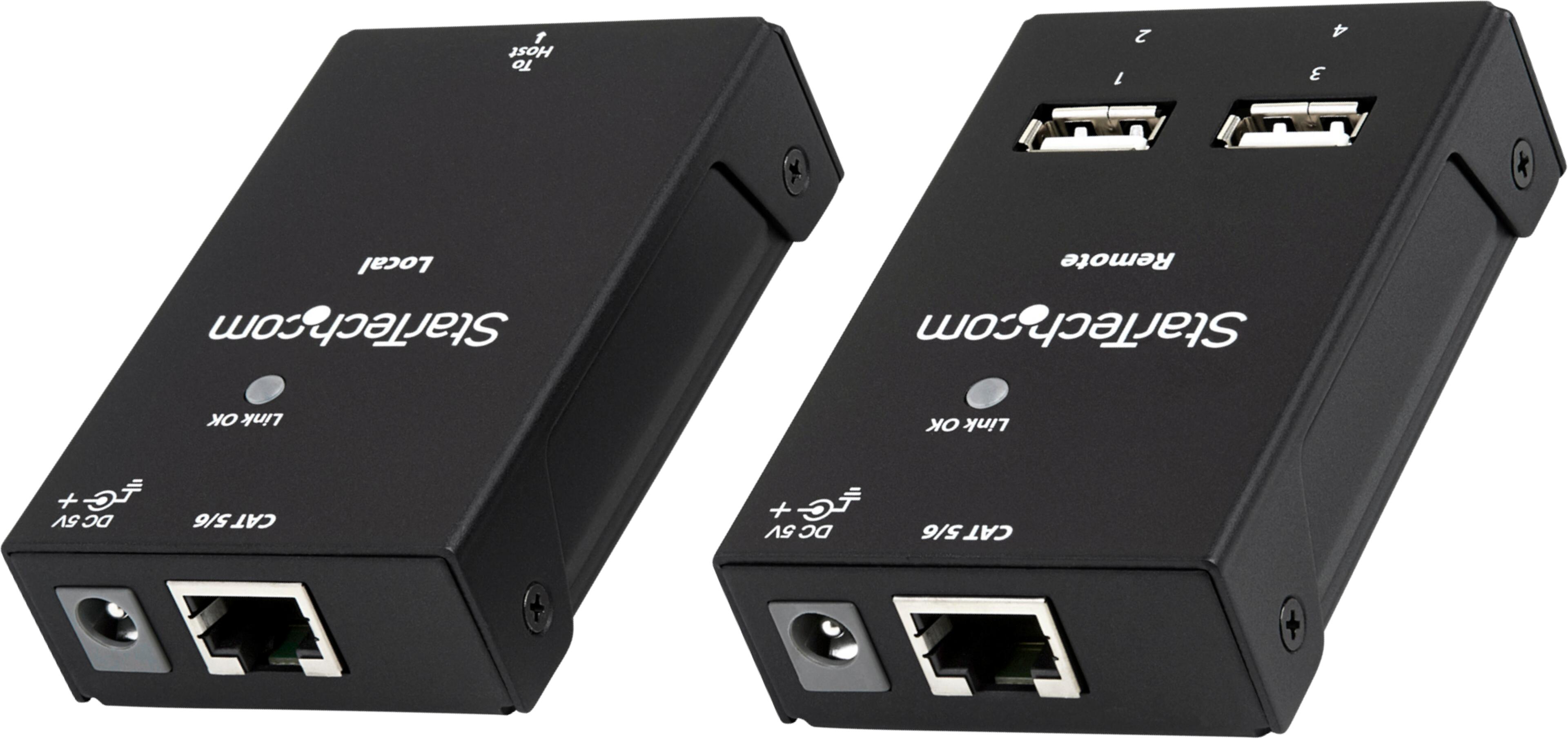 USB 2.0 Extender über Cat5 bis 50 m+Hub