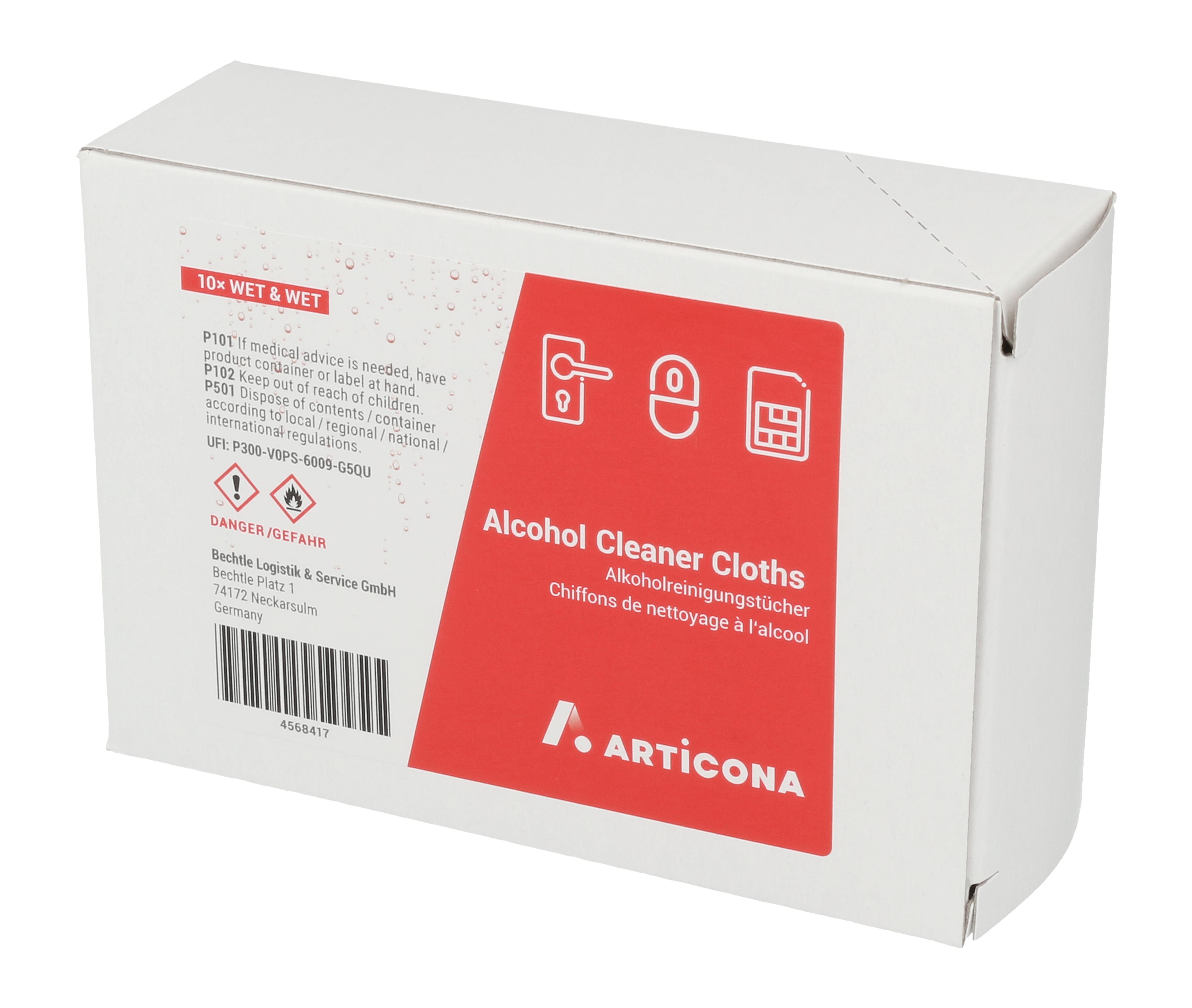 Chiffon ARTICONA nettoyage à l'alcoolx10