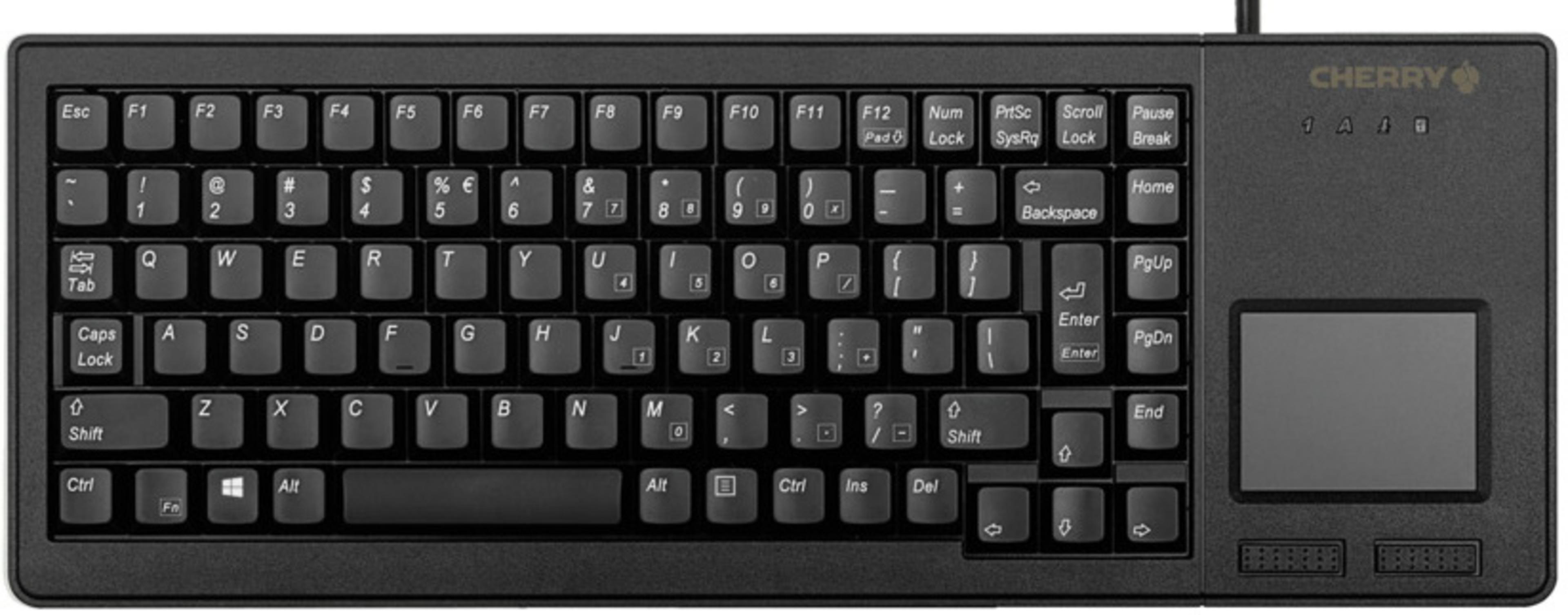 Tastiera CHERRY XS Touchpad G84-5500 ner