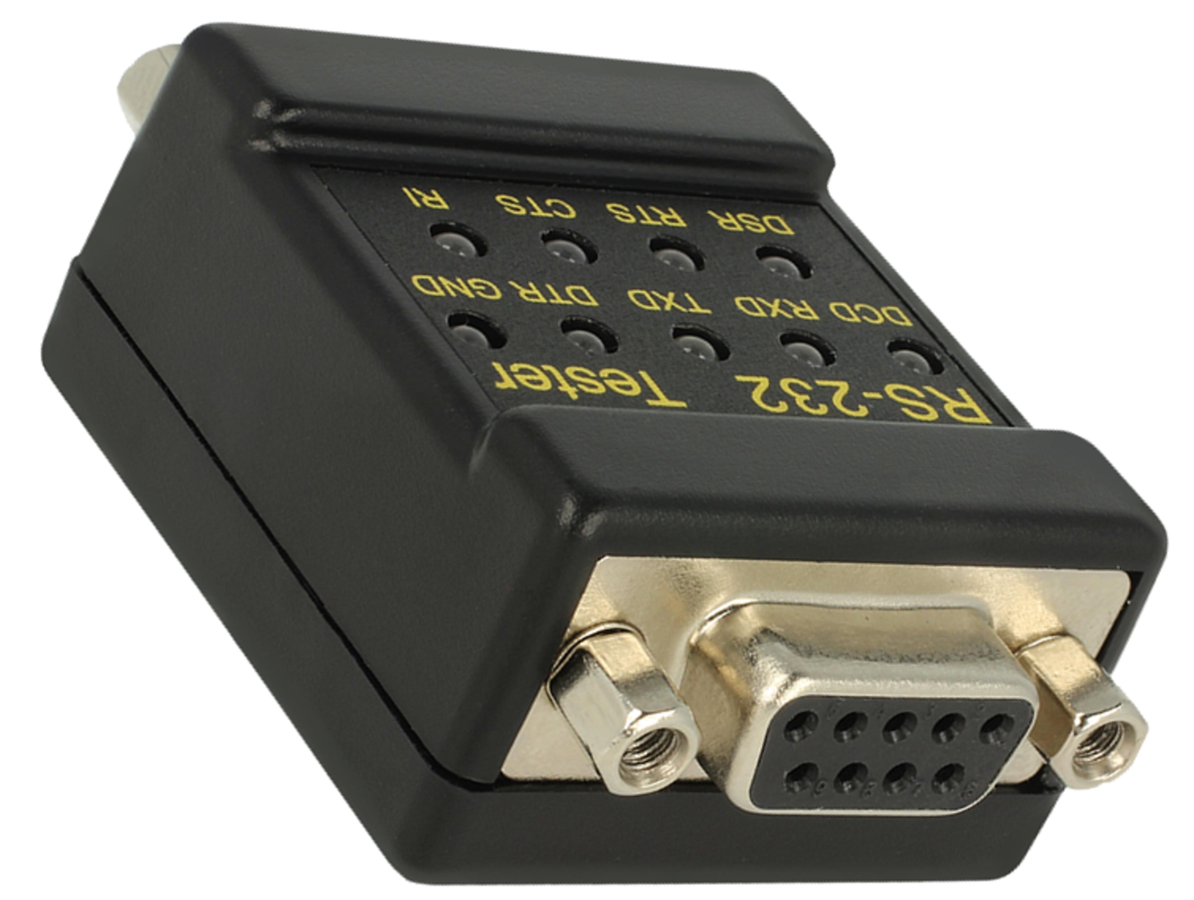 Tester für RS232 DB9 St - DB9 Bu