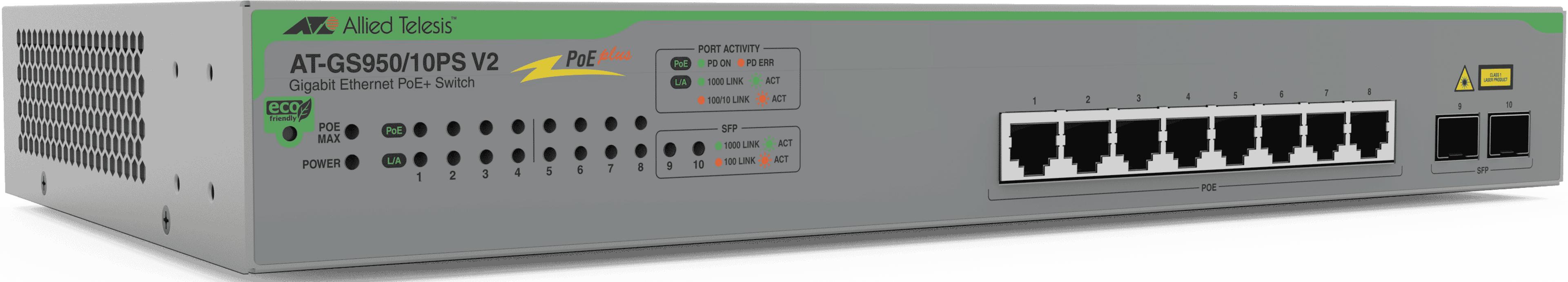 Switch Allied Telesis AT-GS950/10PS V2