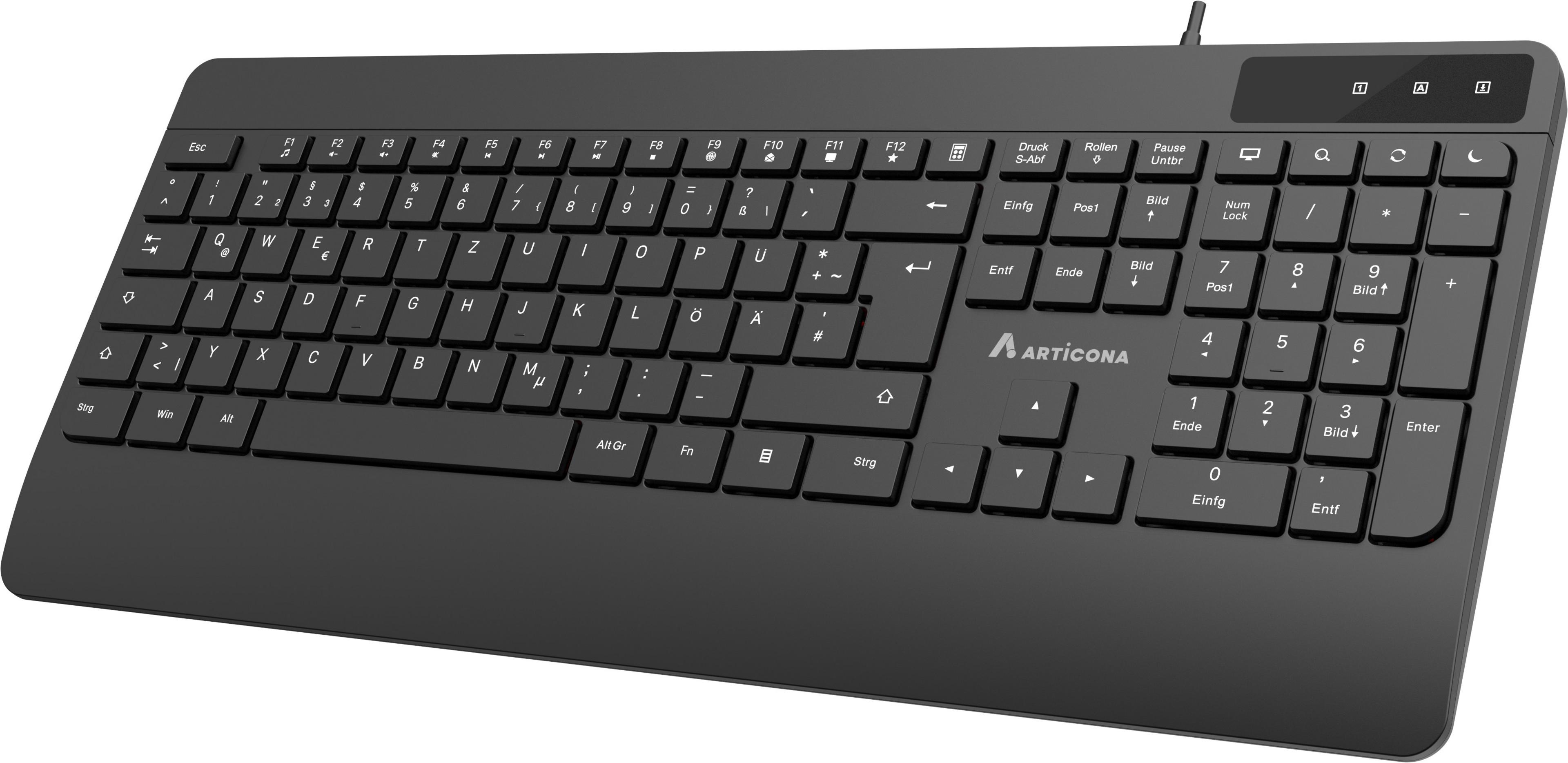 ARTICONA Ultra-flat Keyboard Plus
