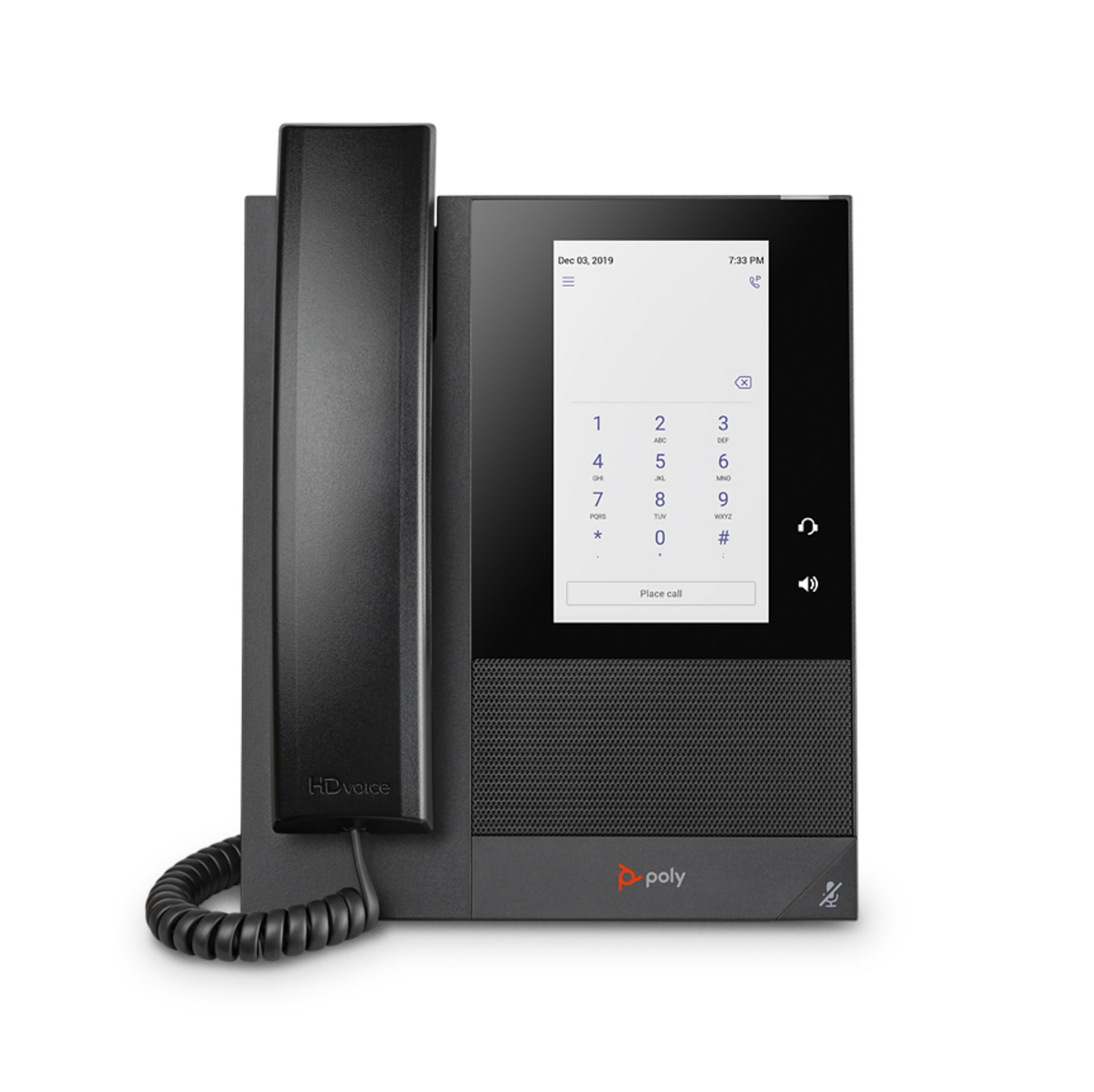 Combiné téléphone desktop Poly CCX 400