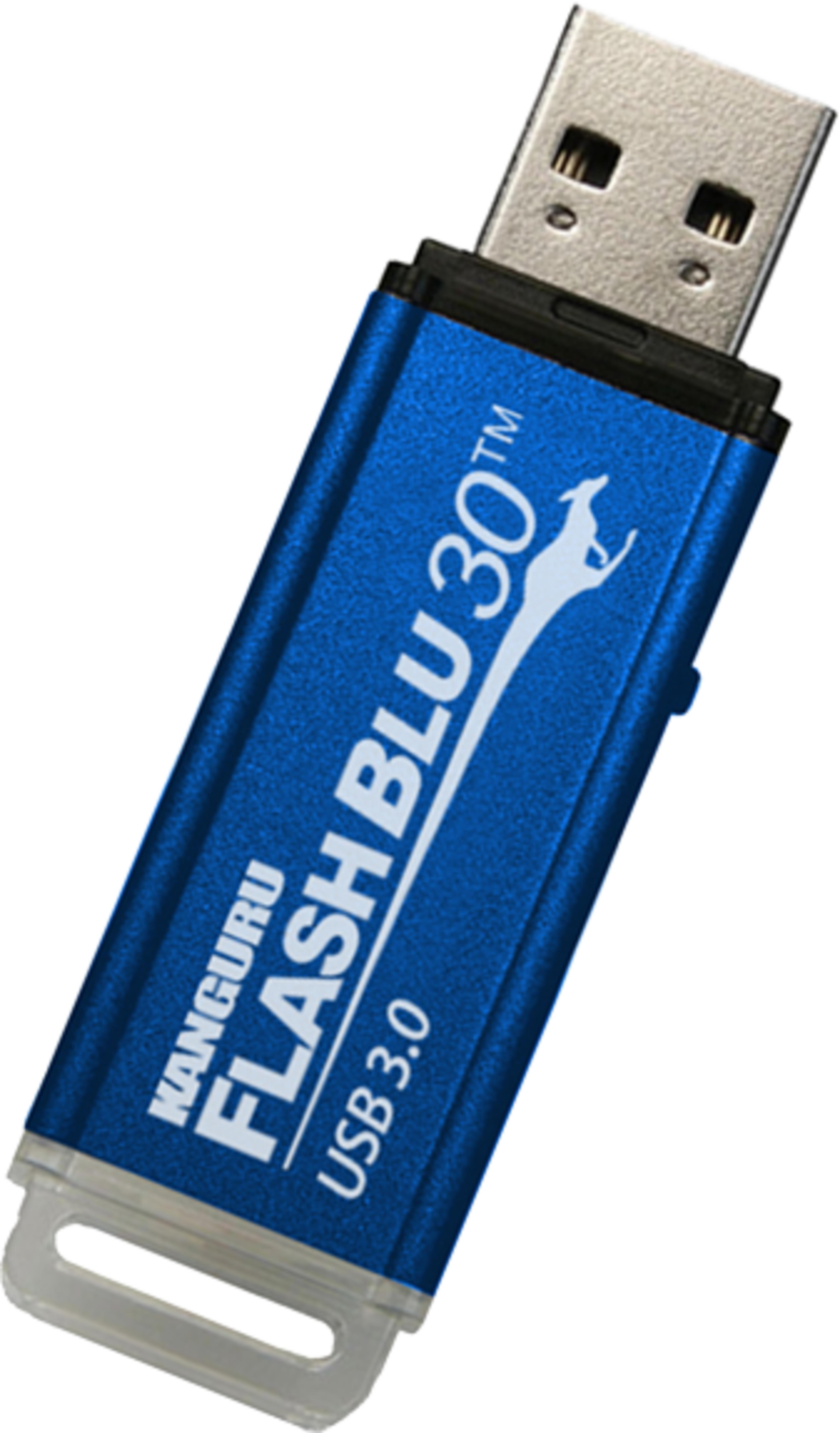 Kanguru FlashBlu30 64 GB USB Stick blau