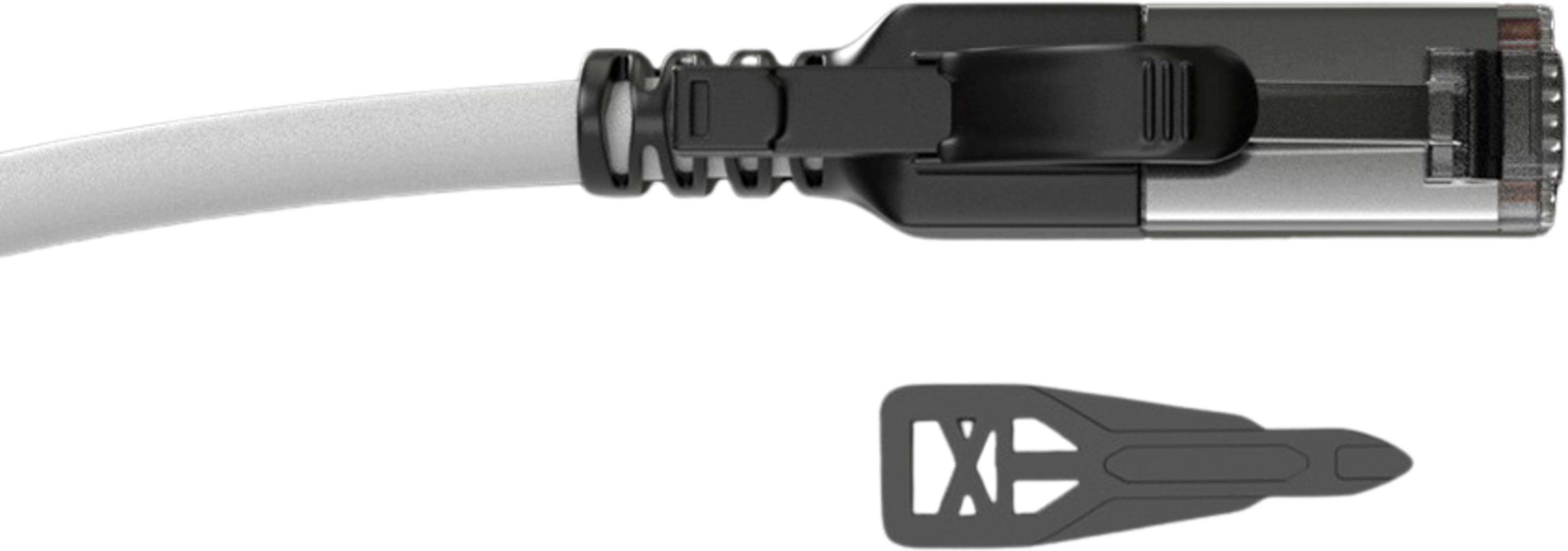 Patch Cable RJ45 S/FTP Cat6a 2m Grey