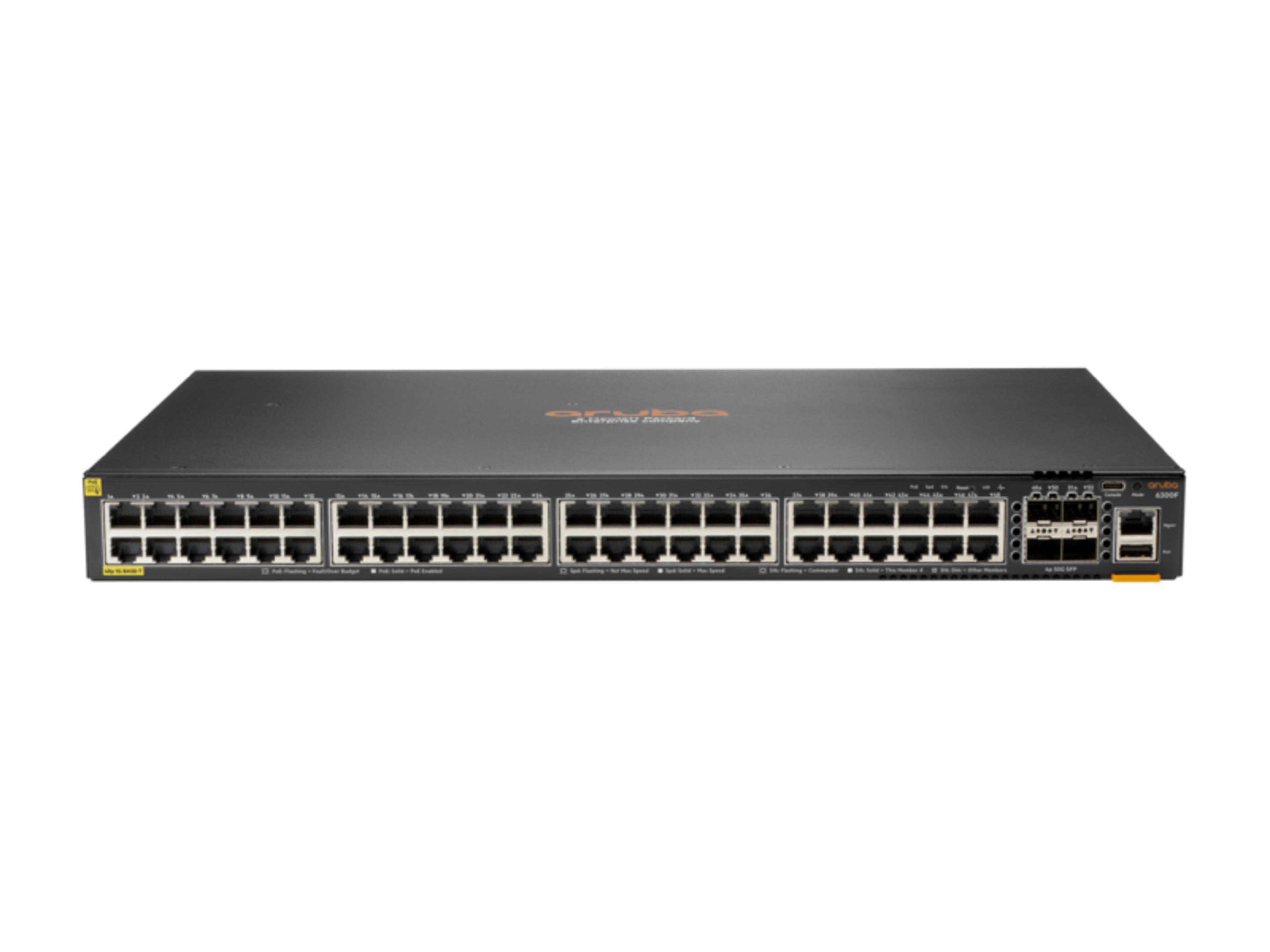HPE Aruba 6300F 48G PoE Switch