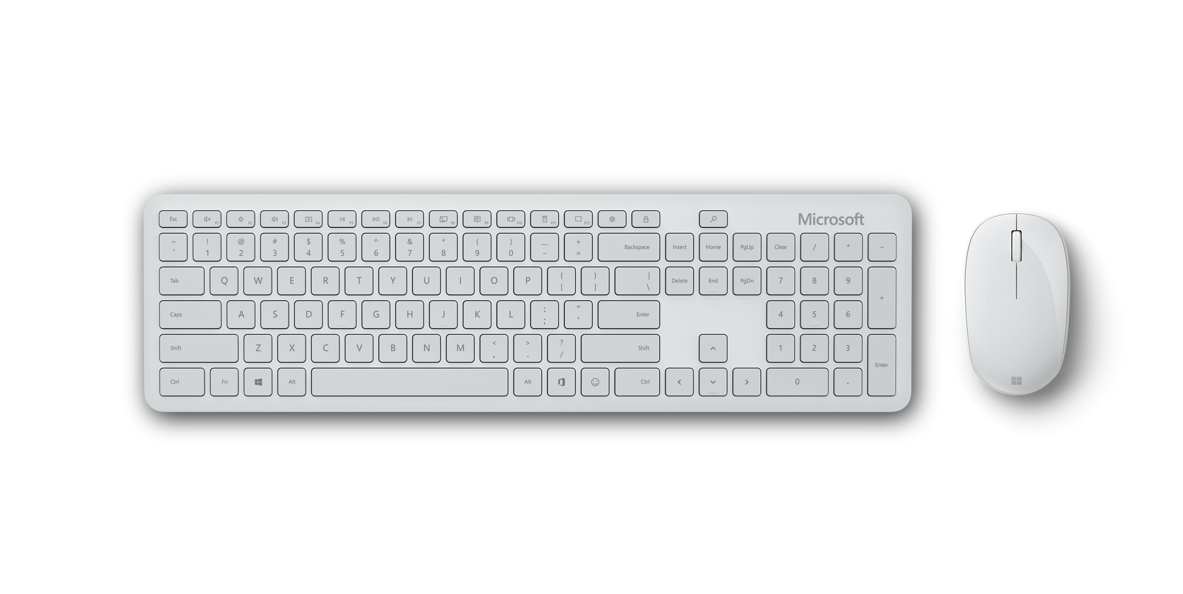 Microsoft Bluetooth Desktop Set Light Gr
